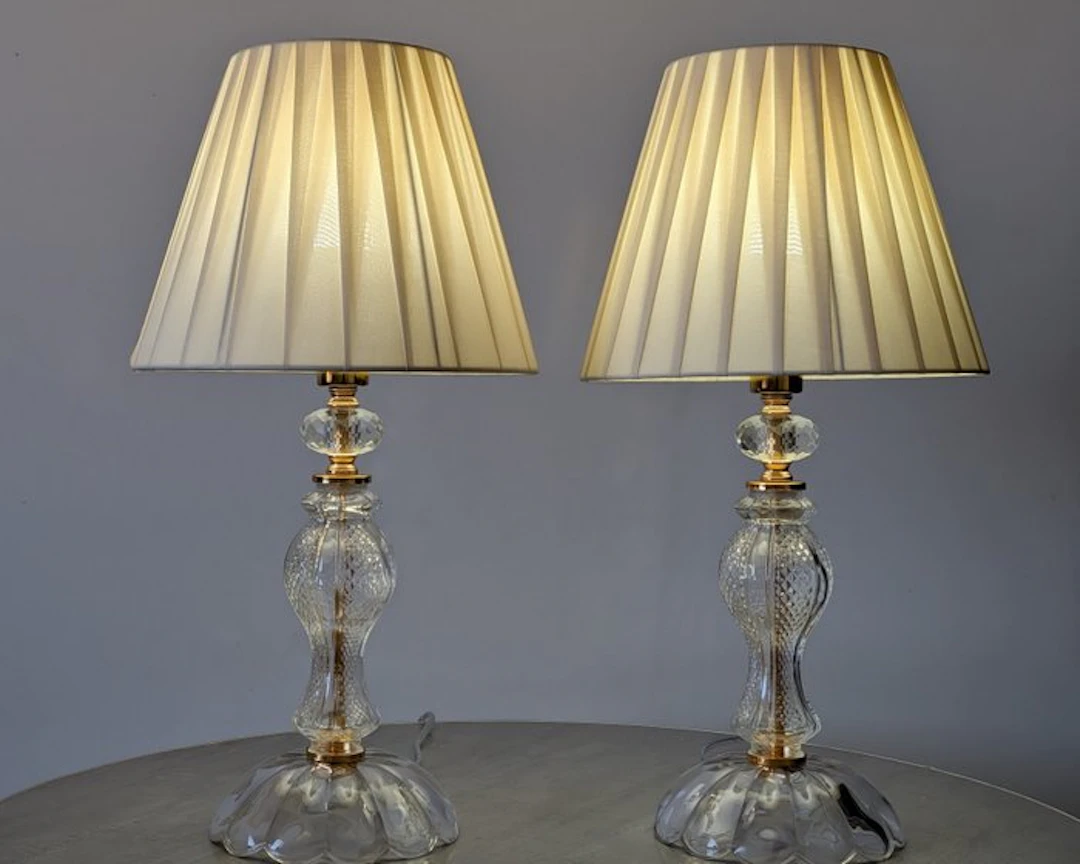 ARTELIGHT - Lamp (2) - Crystal - glass - Brass...