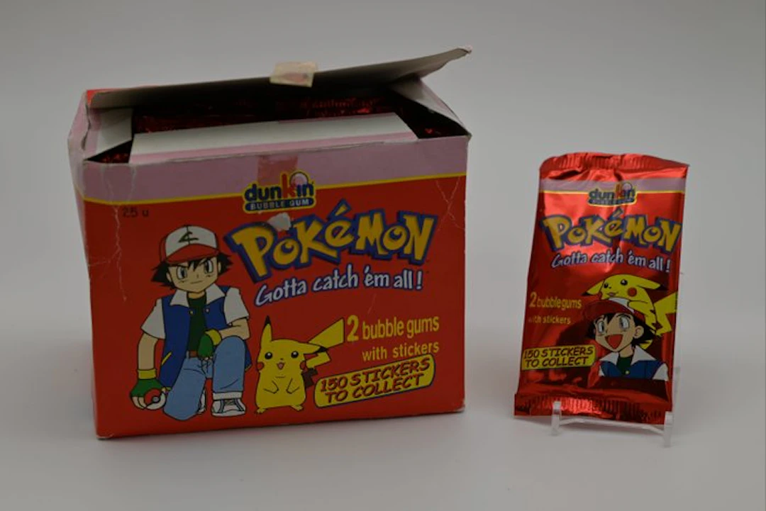 25 Box - Pokémon Dunkin Bubble Gum