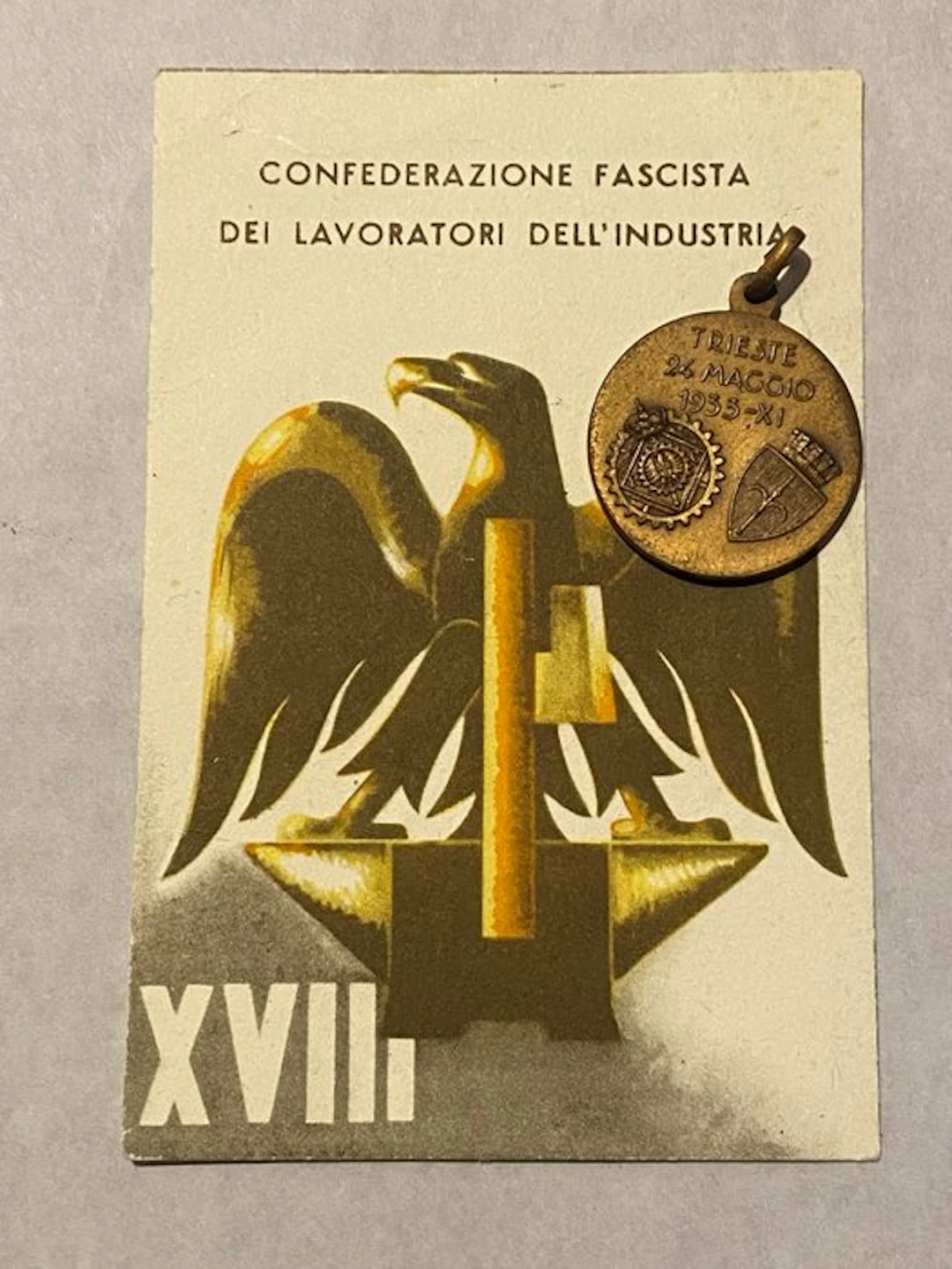 Italy - Military medal - Fascism - RACI Medal