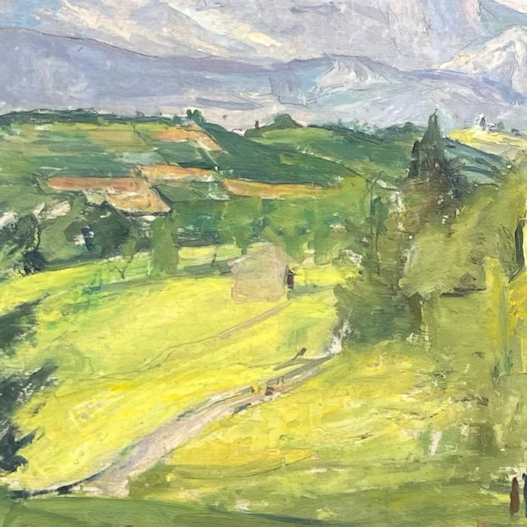 Paul Charavel (1877-1961) - Paysage vallonné (Vendu sans prix de reserve)