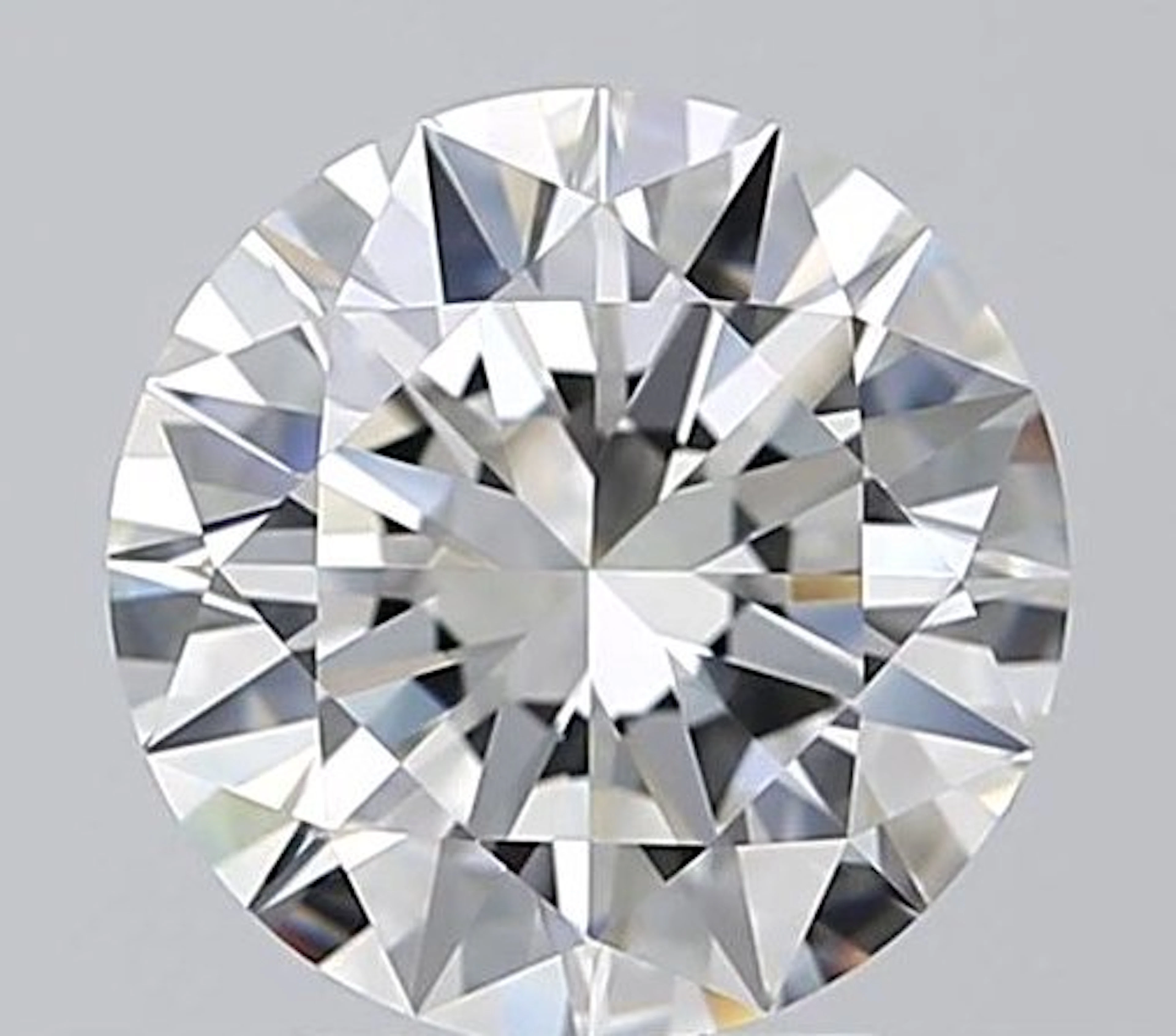 1 pcs Diamond (Natural) - 2.51 ct - Round - D...