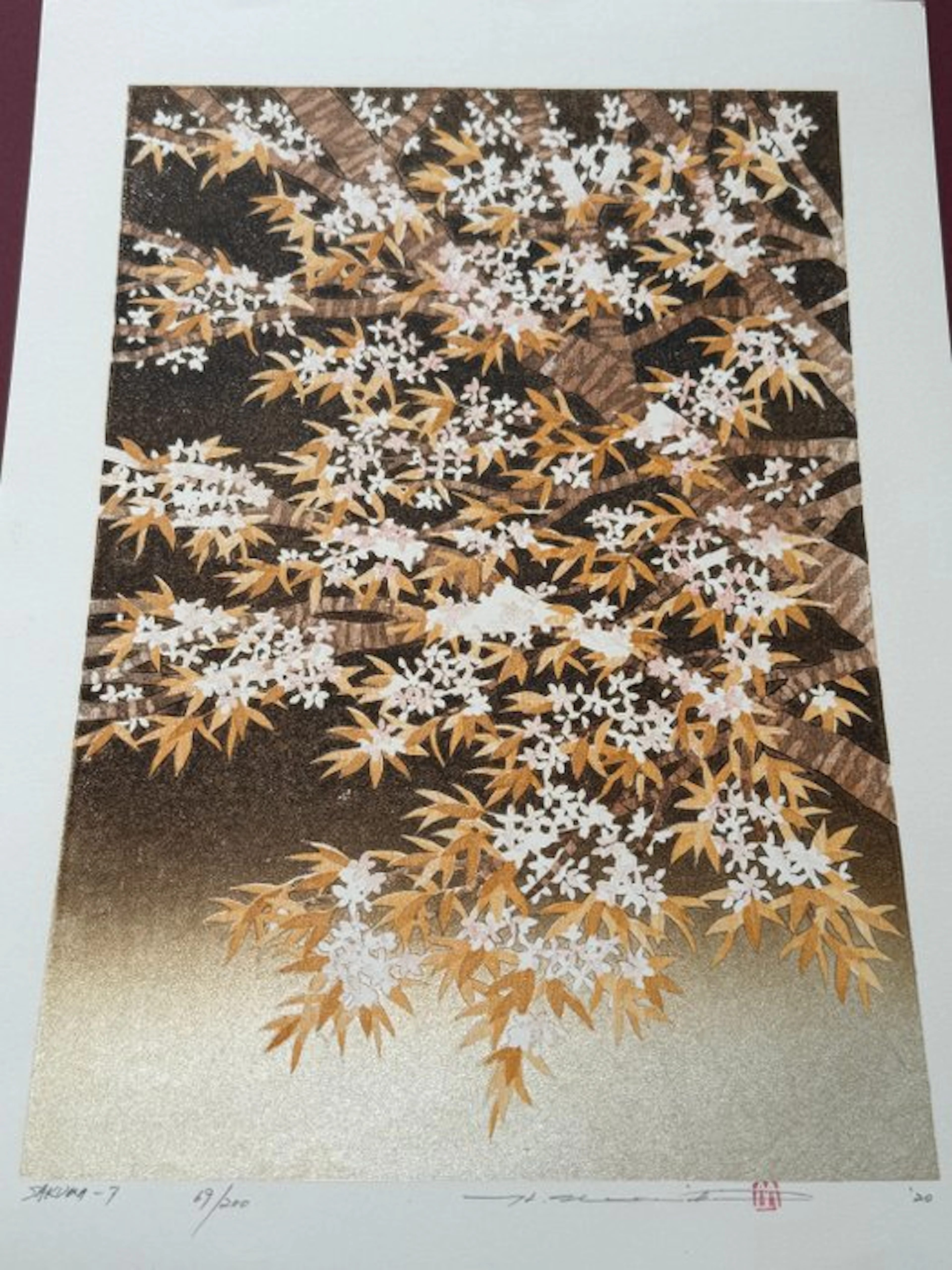 "Sakura 7" - Signed and numbered by artist 69/200...