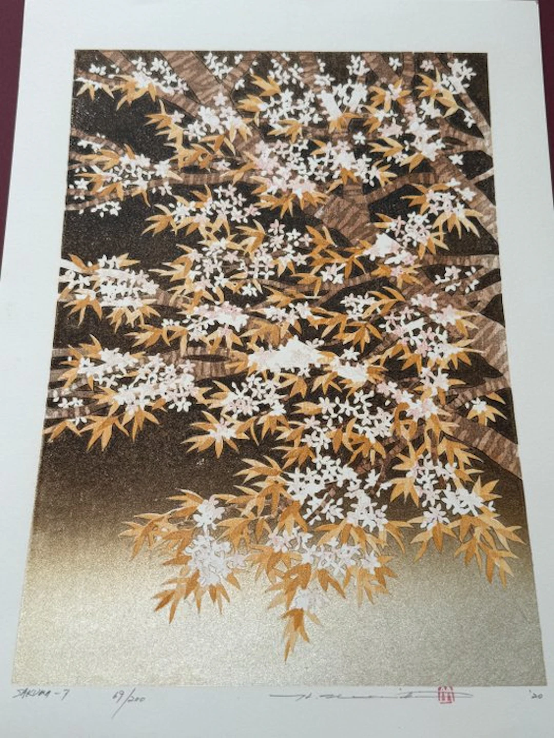 "Sakura 7" - Signed and numbered by artist 69/200...