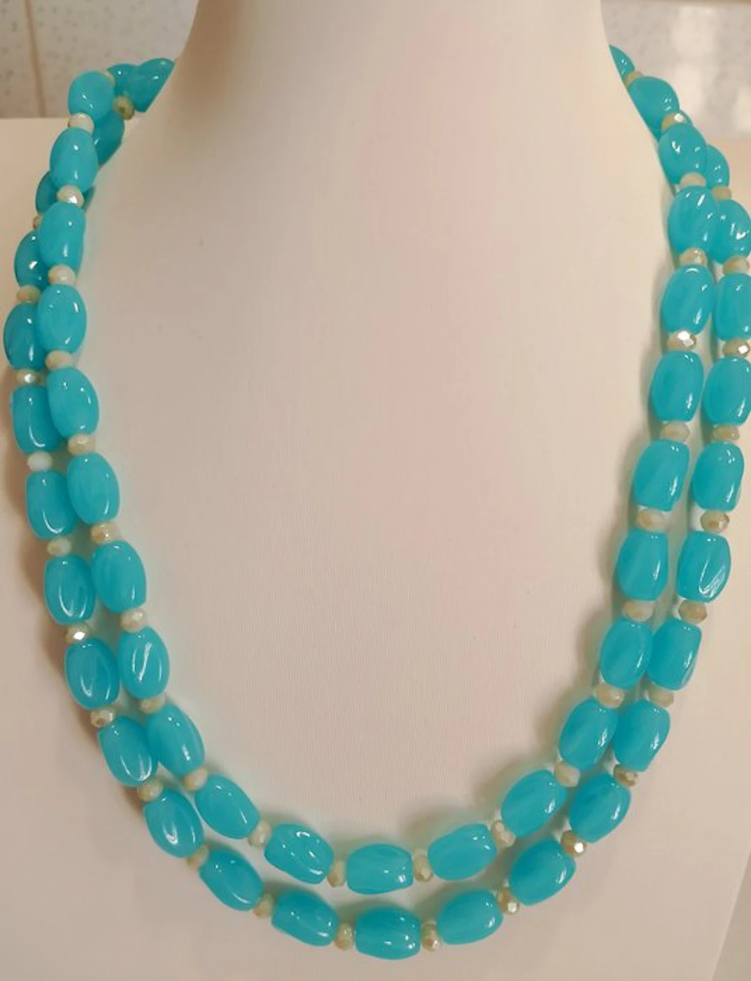 Natural Calcite Necklace Long beautiful necklace...