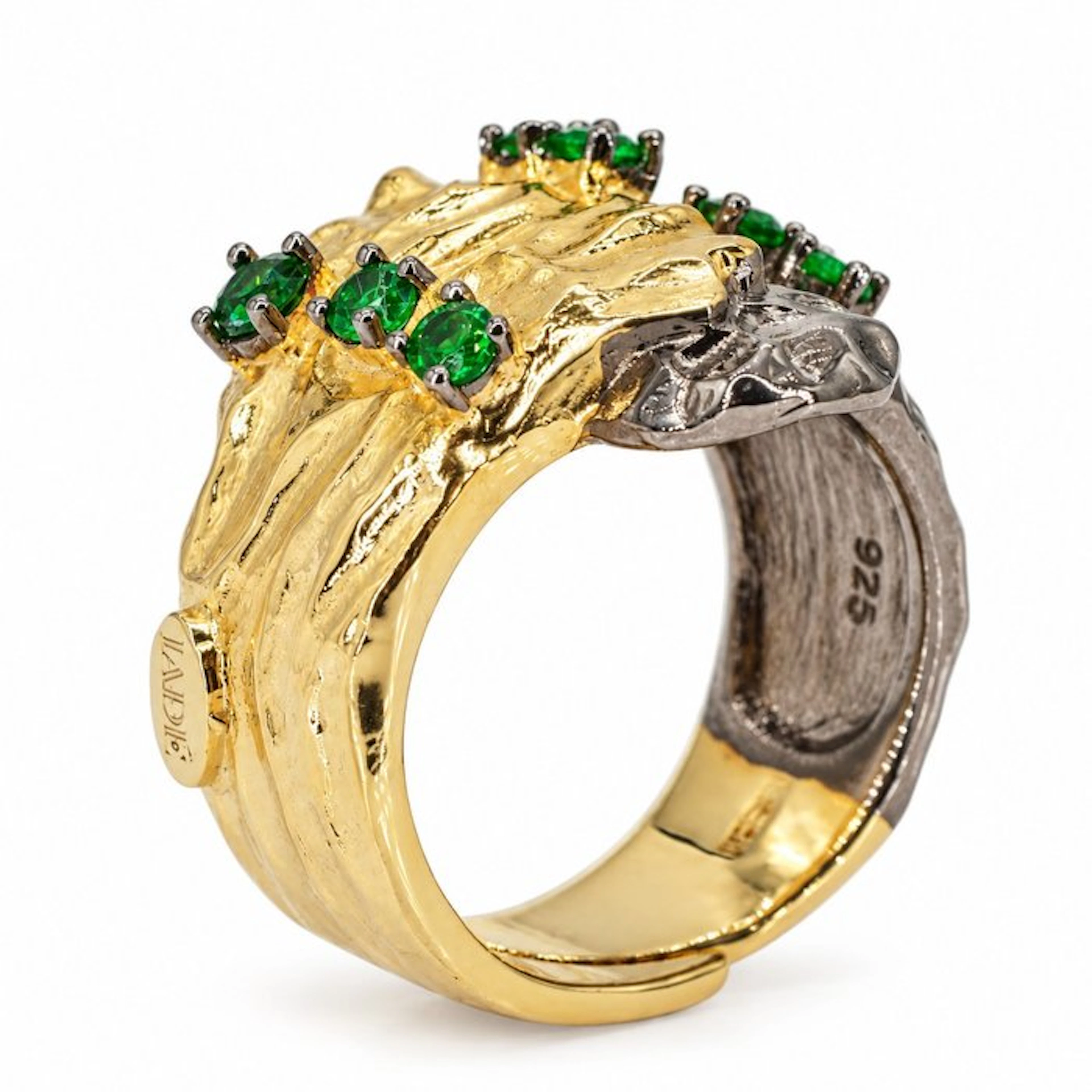 No reserve price - Ring Gold-plated, Silver - 0.52ct. tw. - Exclusive edition