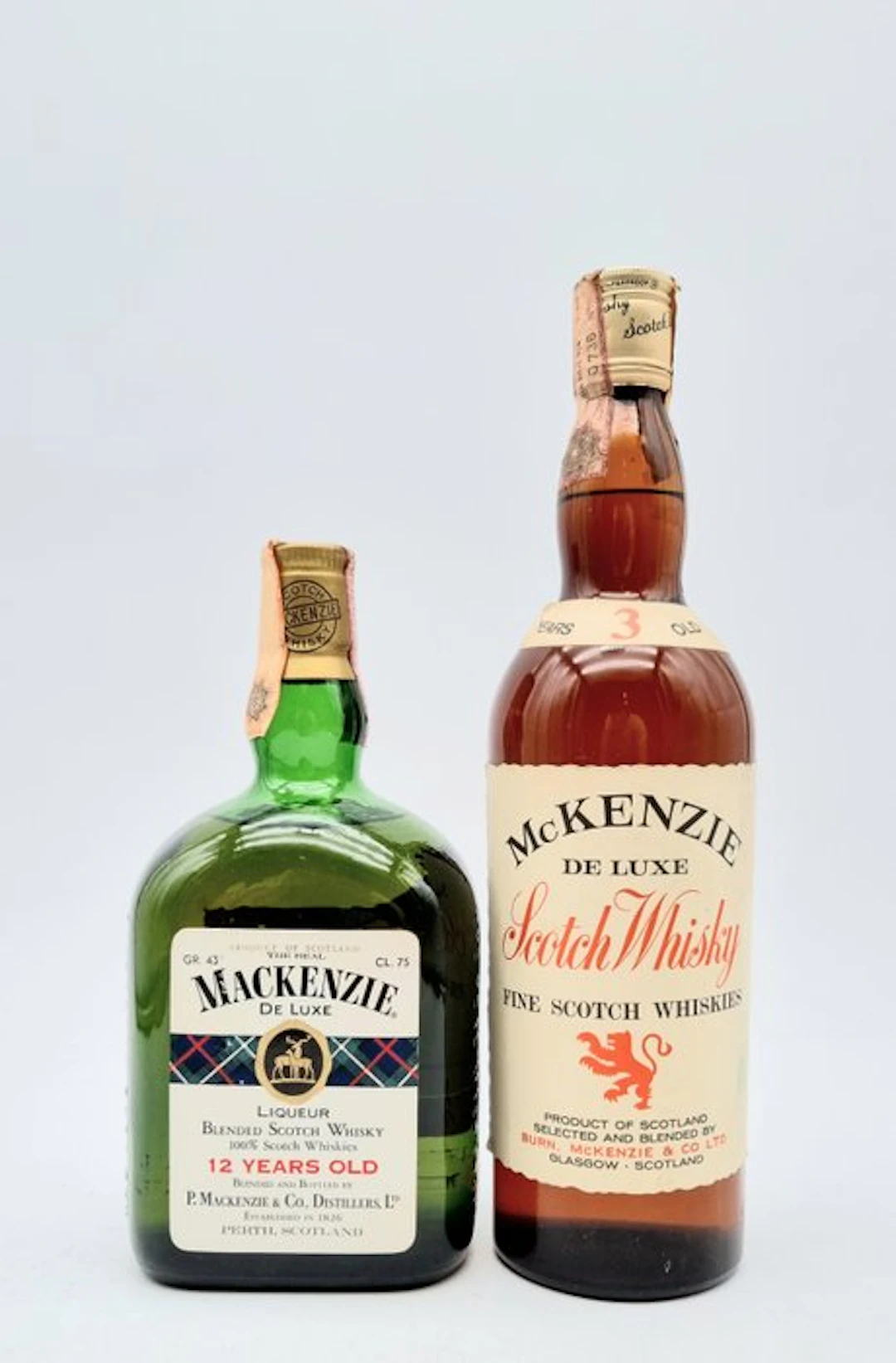 Mackenzie 12yo & 3yo - b. 1970s - 75cl - 2 bottles