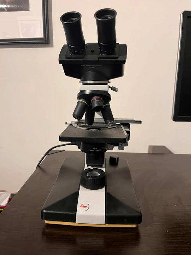 Binocular compound microscope - Biomed - 1990-2000 - Germany - Leica