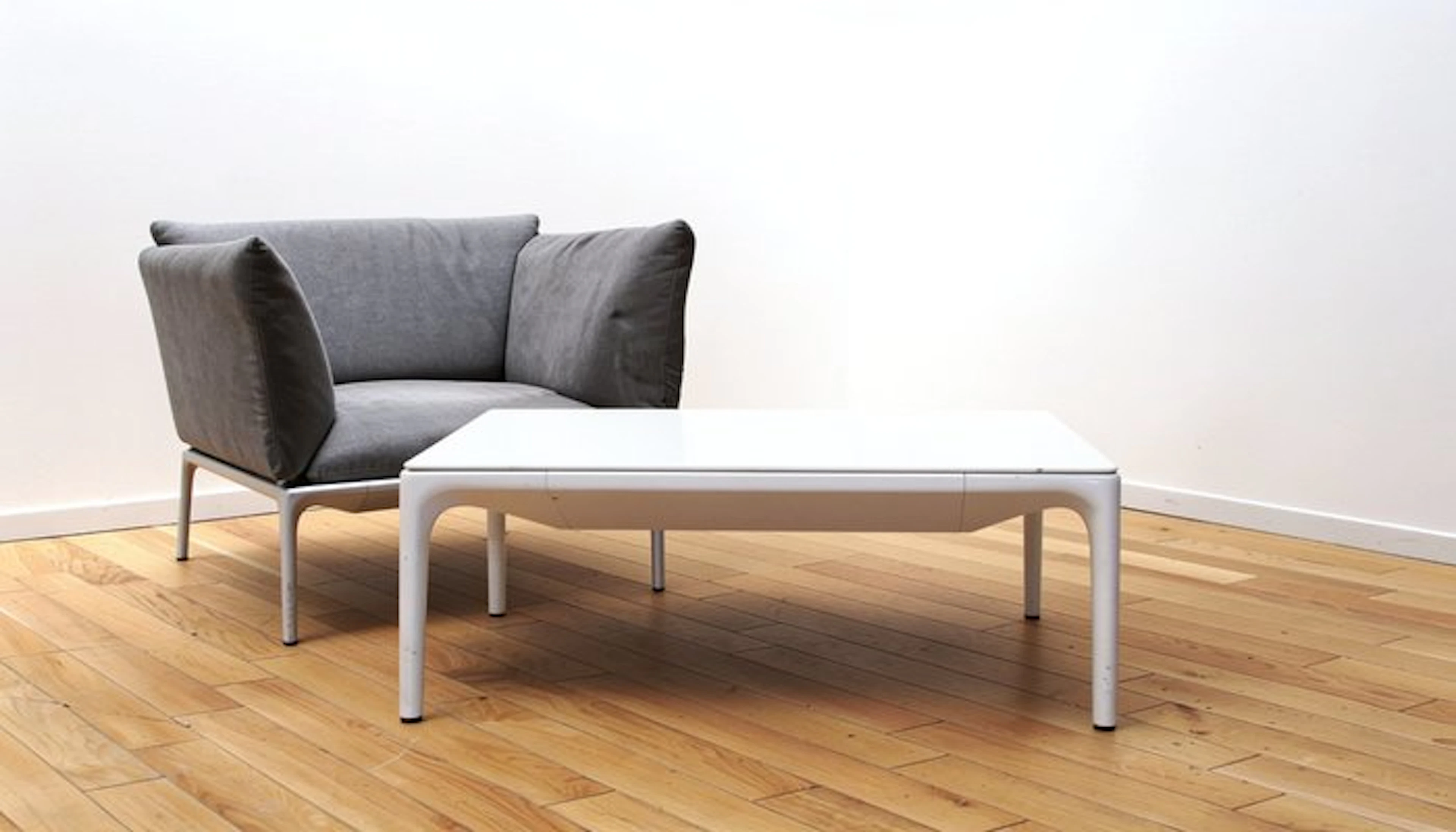 MDF Italia - Armchair (2) - Yale - Aluminium, Wood, Textile
