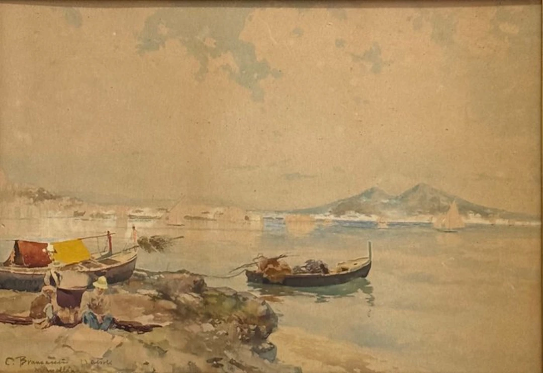 Carlo Brancaccio (1861-1920) - Marina di Napoli