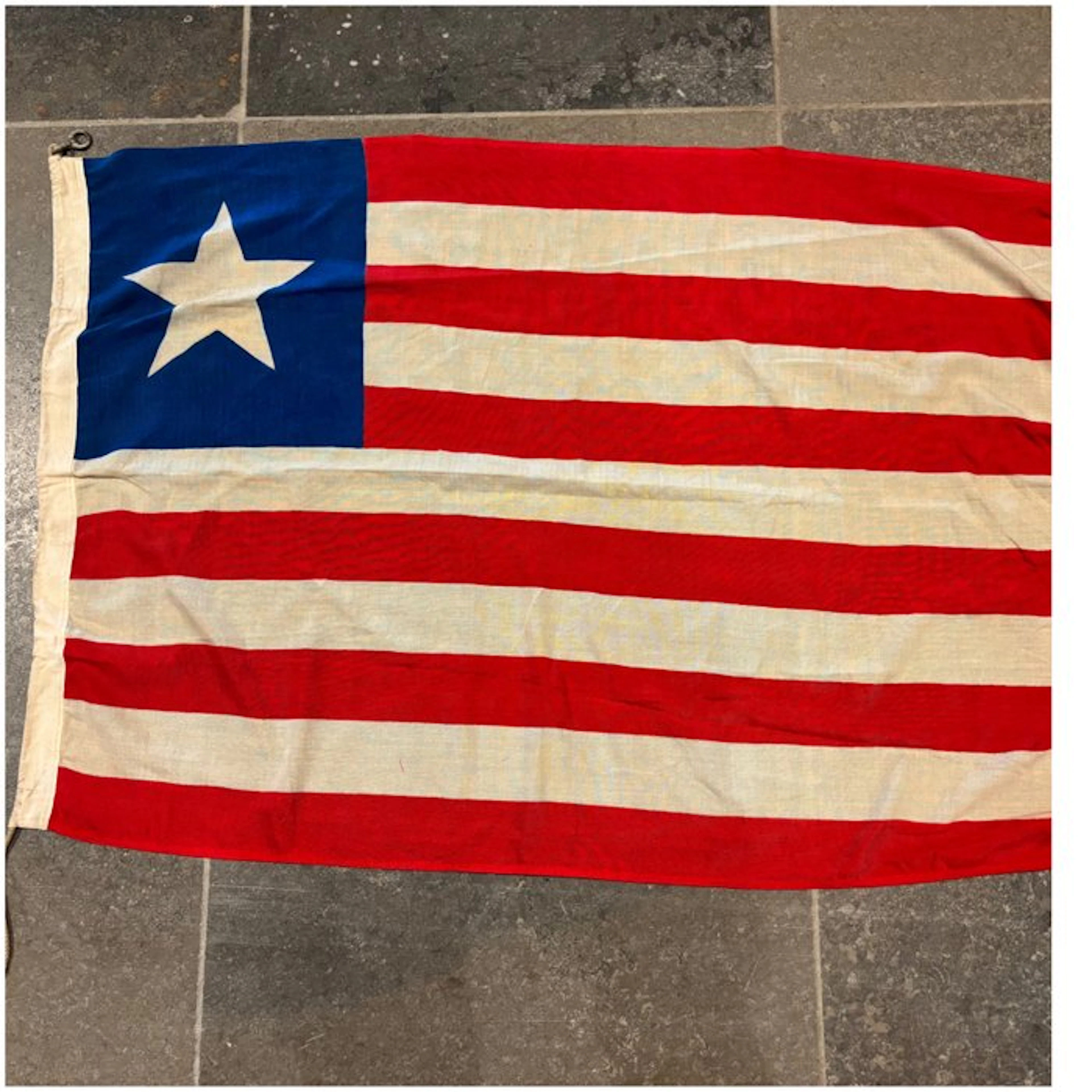 Liberia - Flag - Liberiaanse vlag maritieme uitvoering 1960-1970