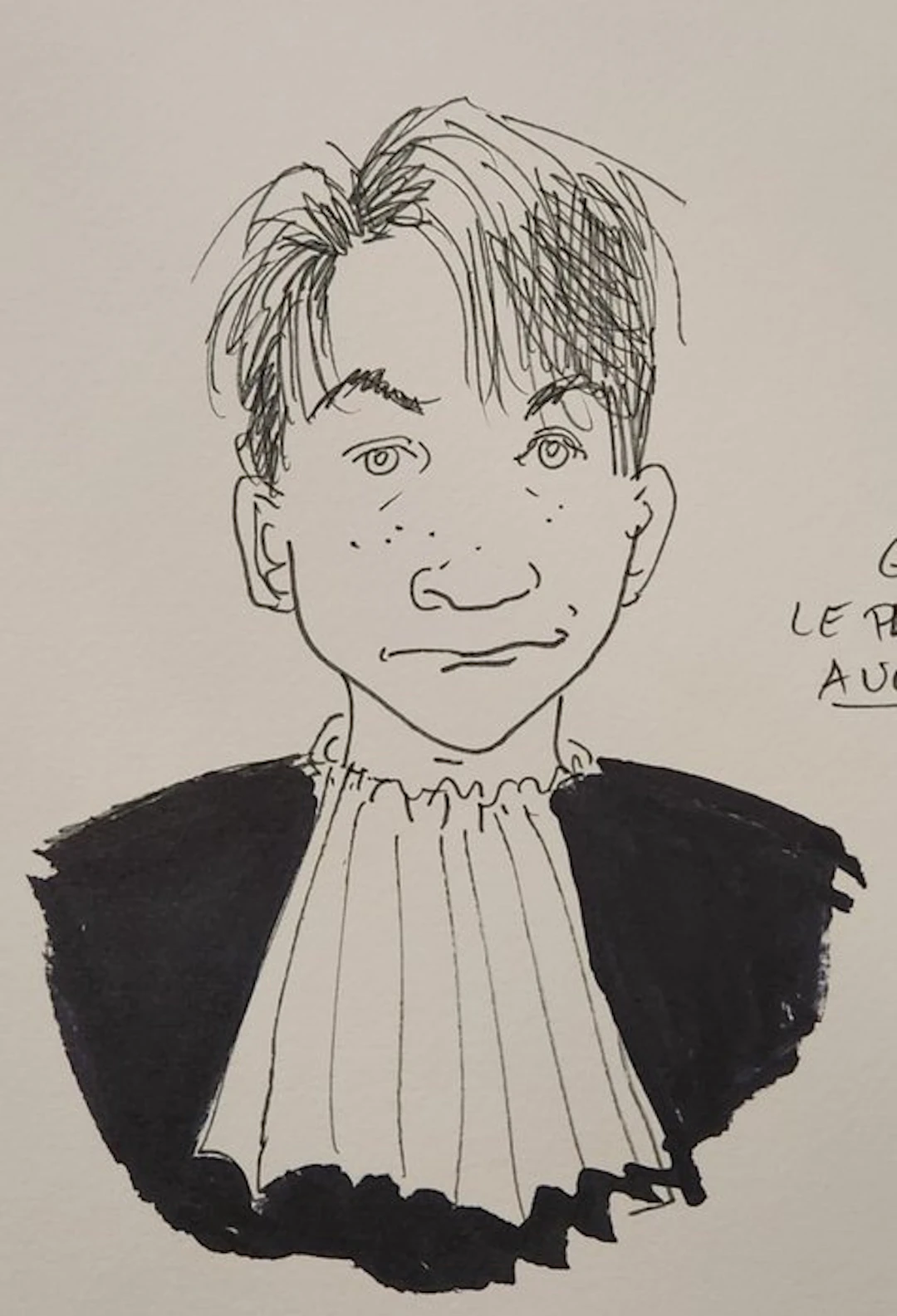 Gibrat, Jean-Pierre - 1 Original drawing - Goudard et la parisienne