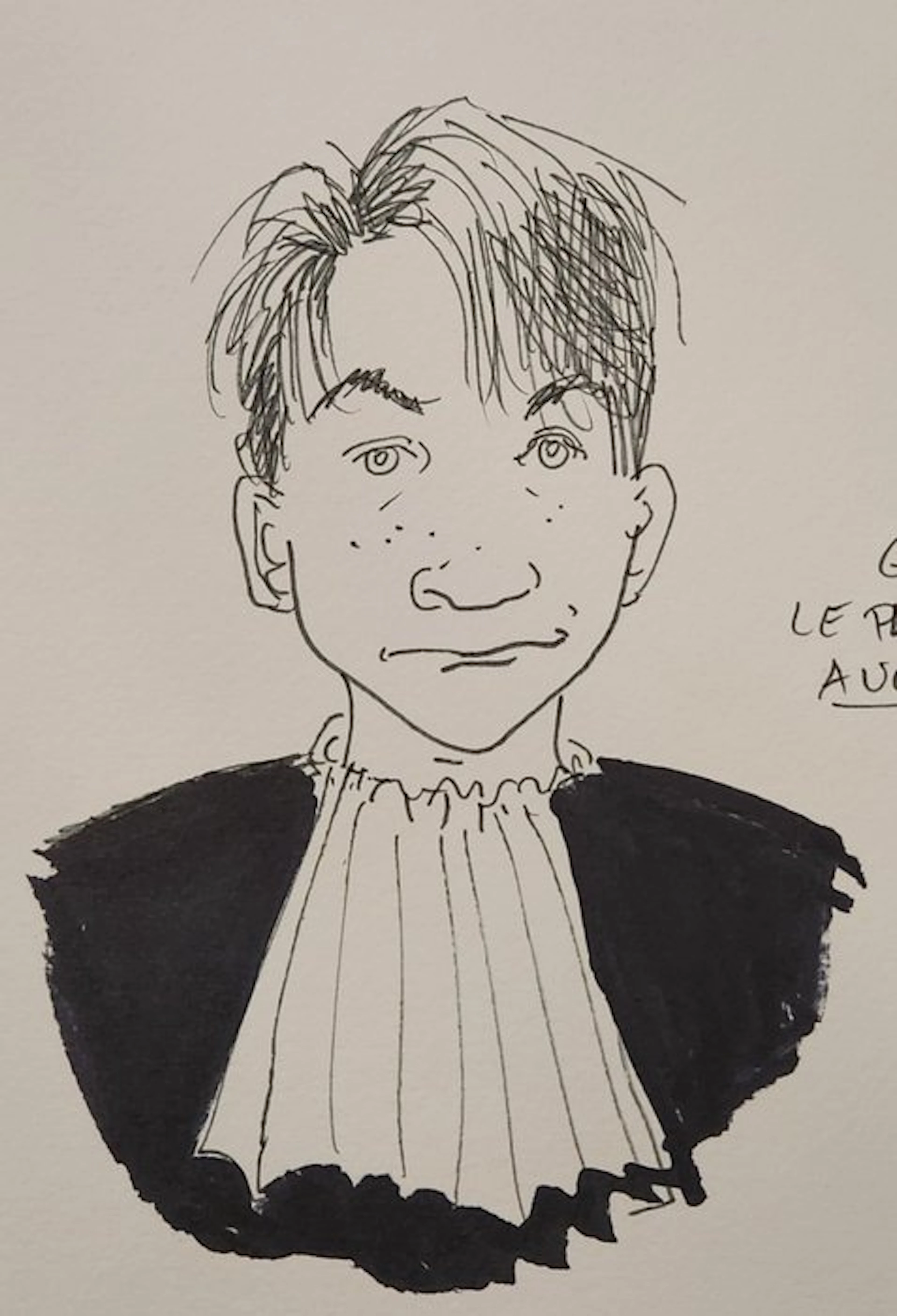 Gibrat, Jean-Pierre - 1 Original drawing - Goudard et la parisienne
