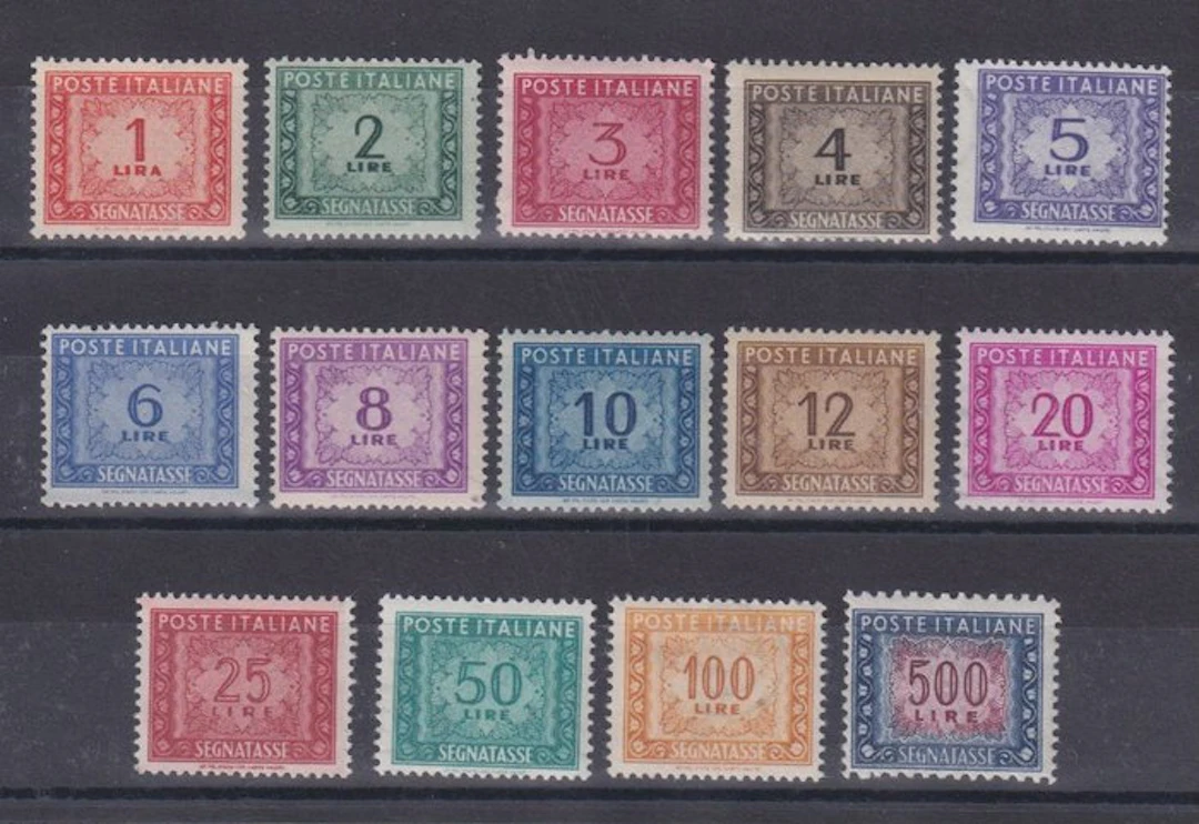 Italy 1947/1954 - Postage due