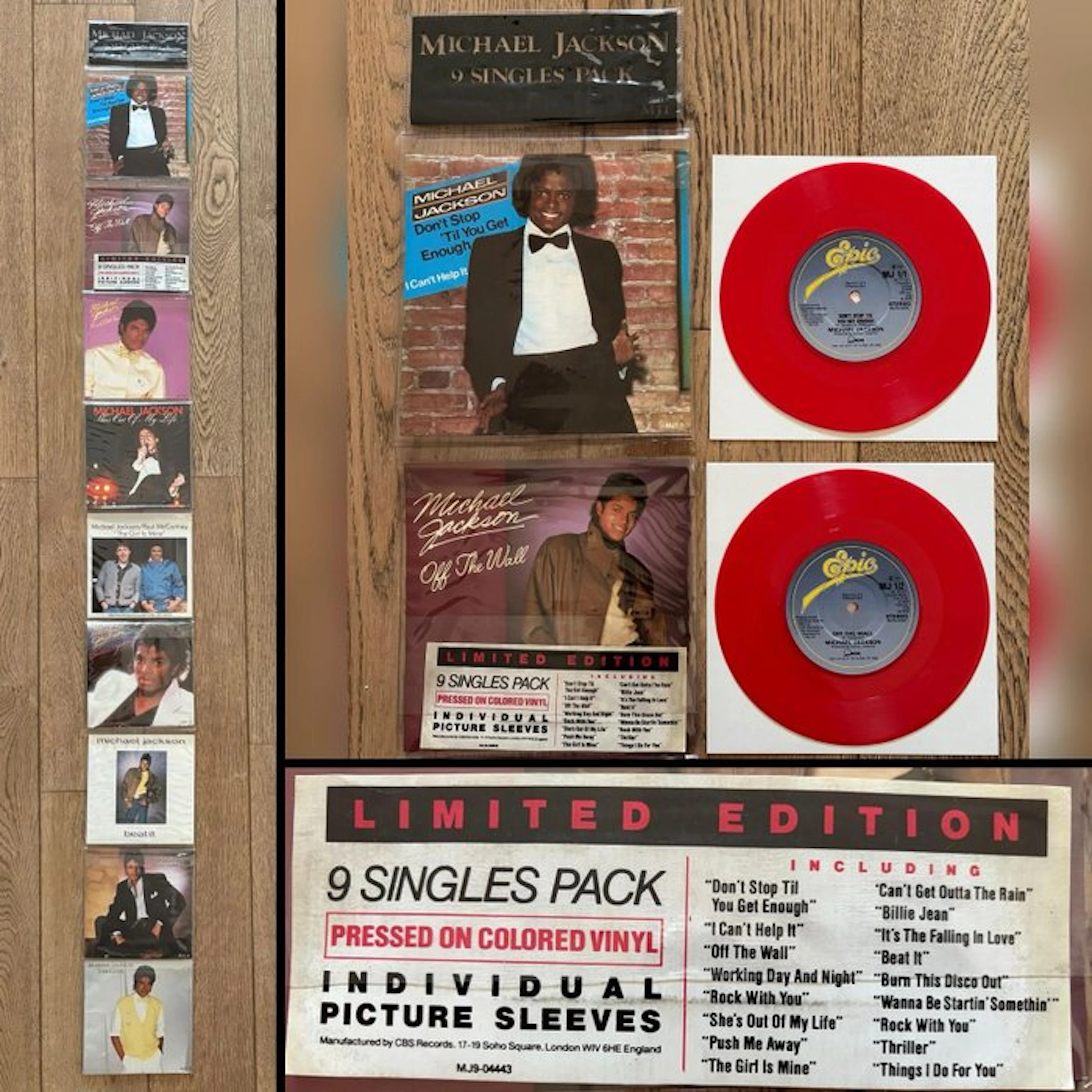 Michael Jackson - 9 Singles Pack (UK) – Limited Edition...
