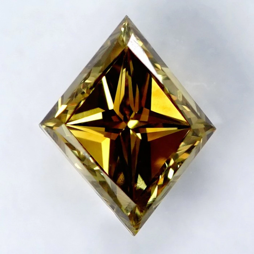 1 pcs Diamond (Natural coloured) - 1.04 ct - Fancy...
