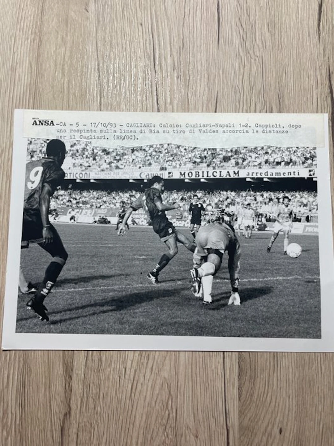 Cagliari-Napoli 1-2, 17/10/93 - 1993 - Photograph