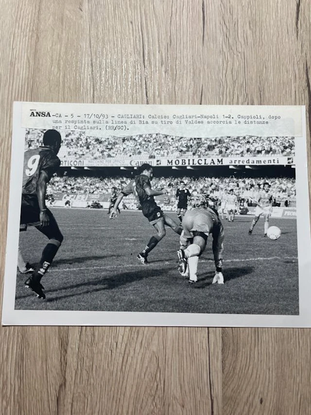 Cagliari-Napoli 1-2, 17/10/93 - 1993 - Photograph