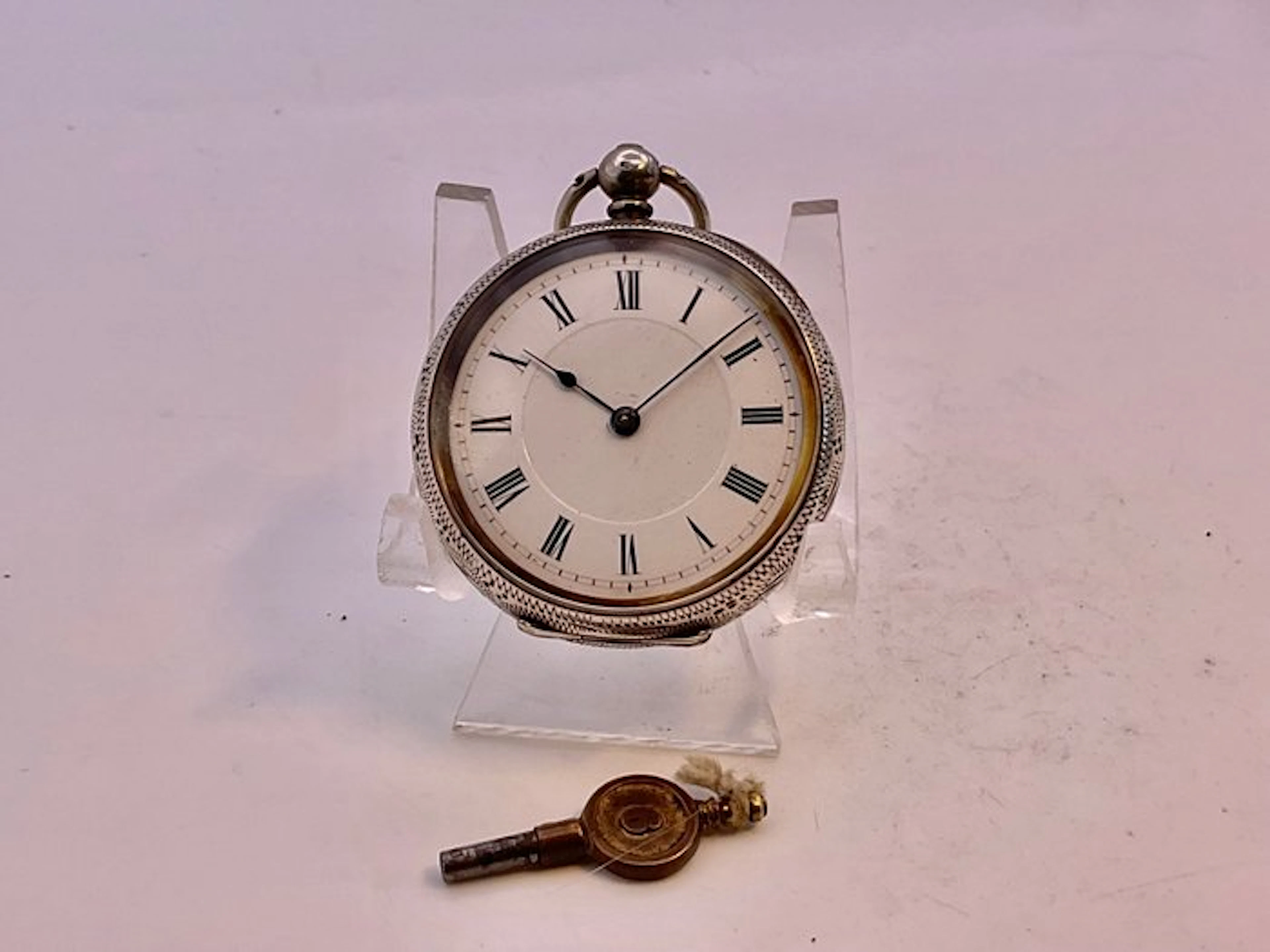 Cilindro Argento . A.F. Mercato inglese . 1880 . - 1850-1900