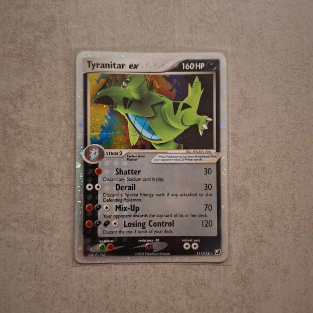 Pokémon - 1 Card - Tyranitar 111/115 Foil, Holo - EX - EX Unseen Forces