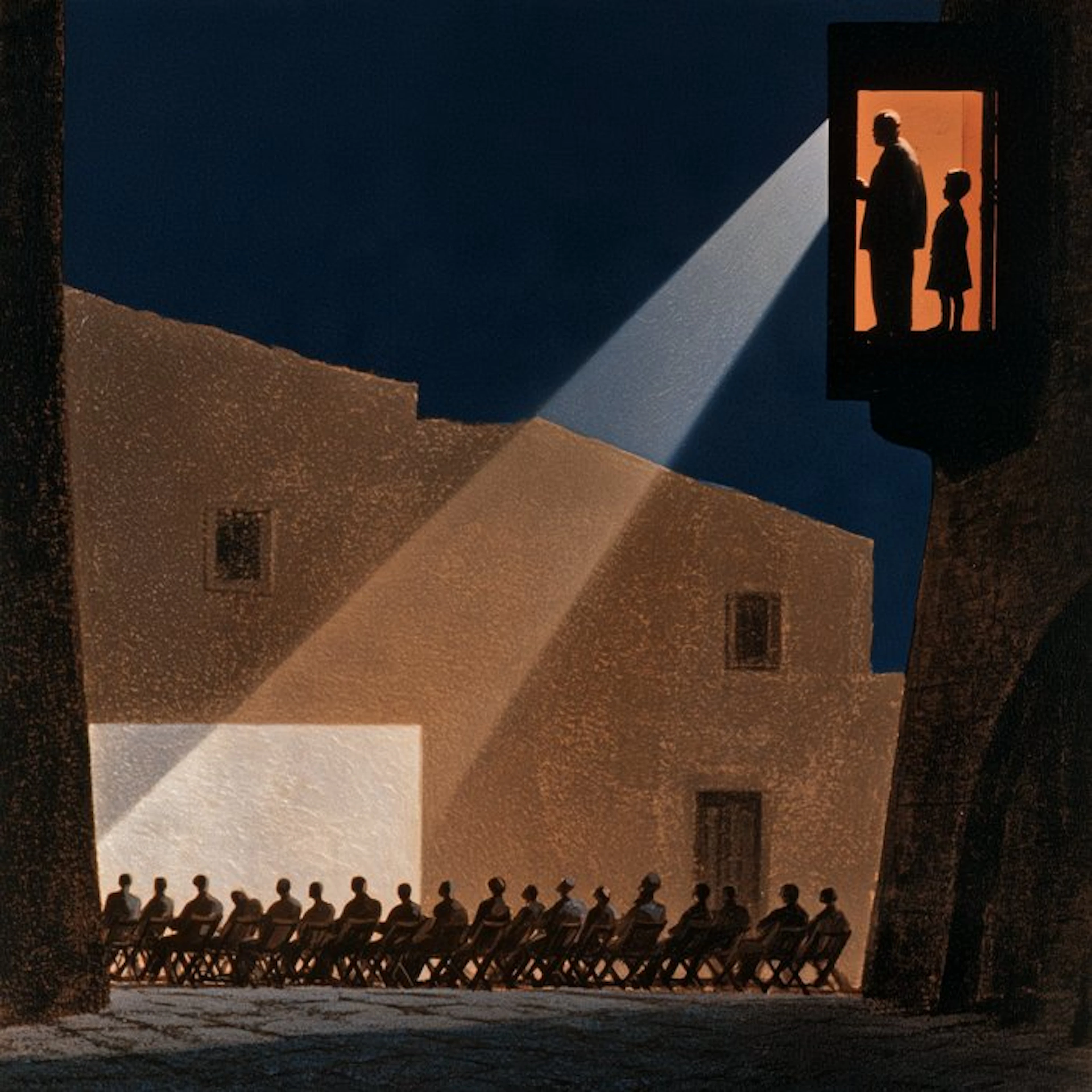 Henshin - Nuovo Cinema Paradiso (1988) - Night Screening in the Piazza