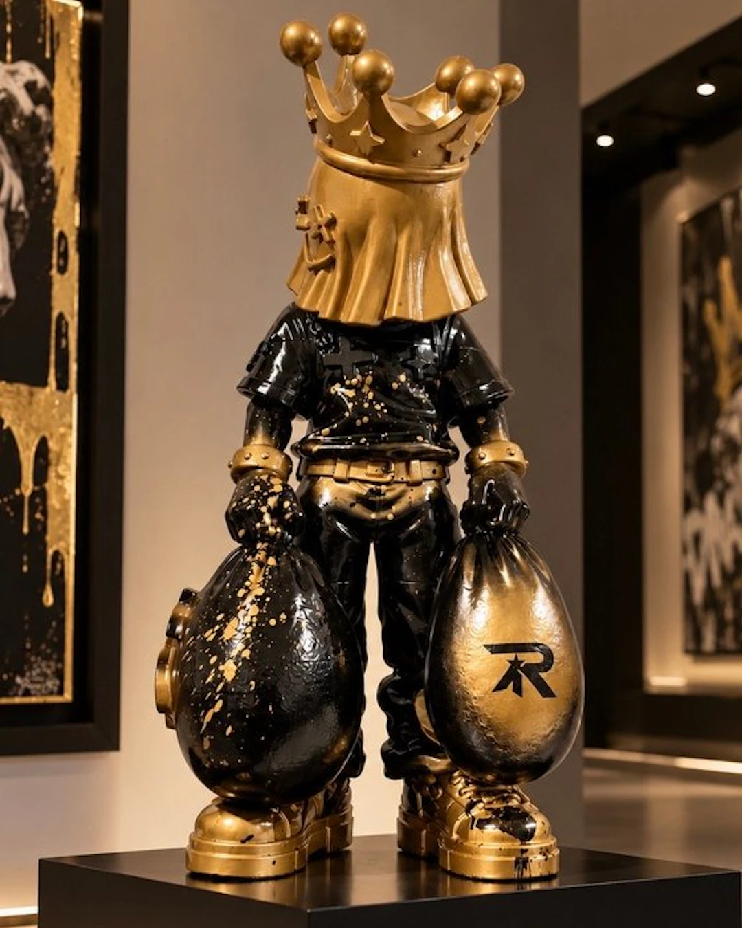 Renze Art - Sculpture, KING OF FORTUNE XL - 55 cm - Plastic - 2026