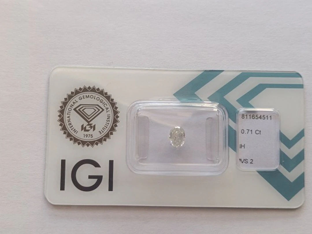 1 pcs Diamond (Natural) - 0.71 ct - Mixed shape - H - VS2...