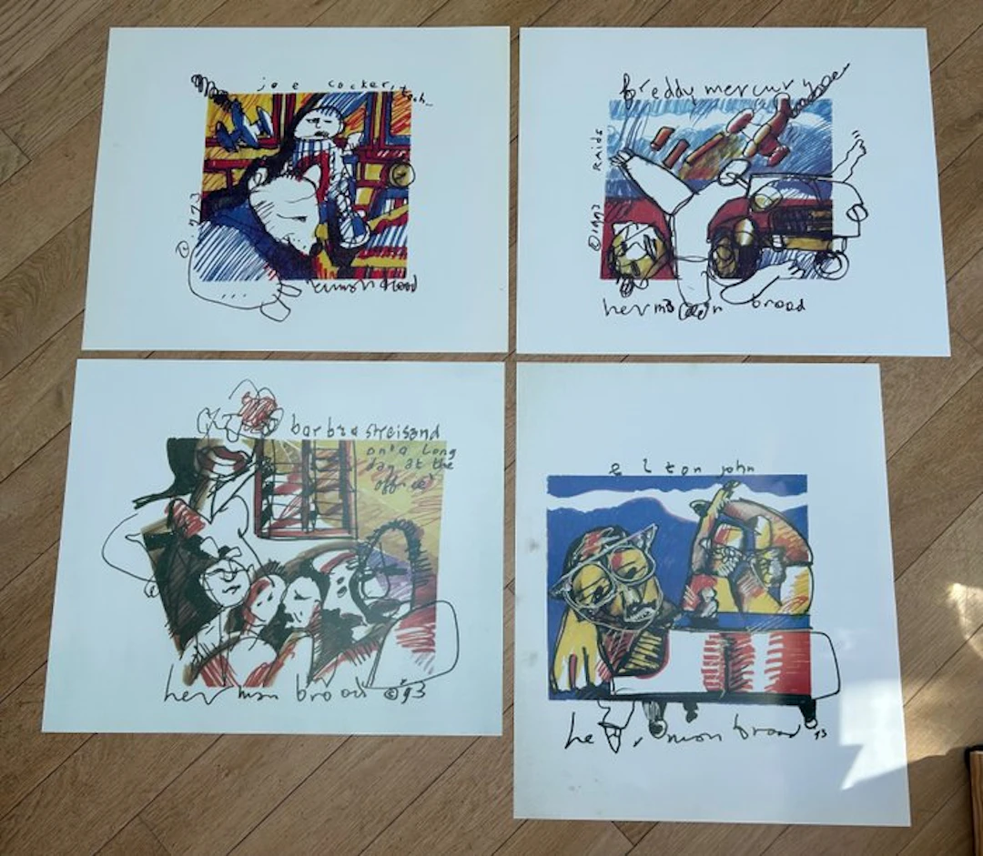 Herman Brood - Freddie Mercury, Joe Cocker, Elton John - Barbra Streisand