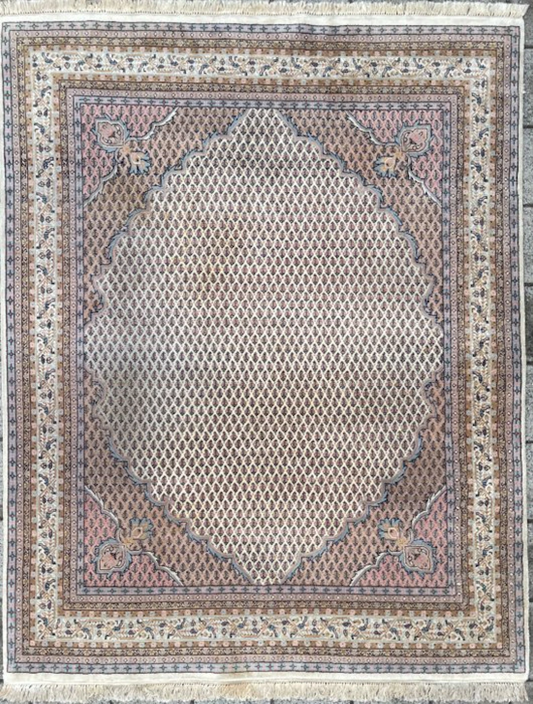 Indo Sarouk Mir Boteh - cleaned - hand-knotted - wool - Carpet - 250