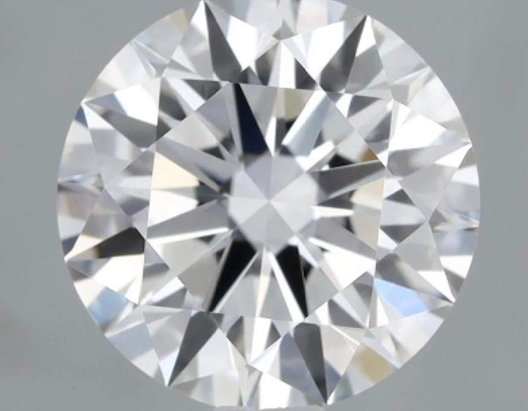 1 pcs Diamond (Natural) - 0.73 ct - Round - F - VVS1...