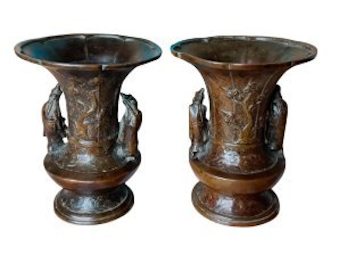 Vase - Bronze - Japanese