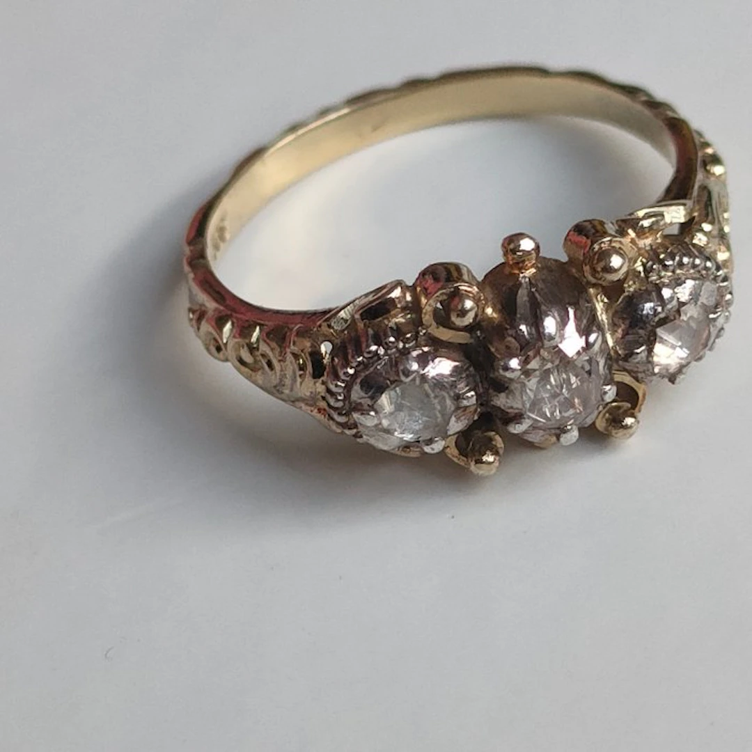 No reserve price - Ring - 14 kt. Yellow gold