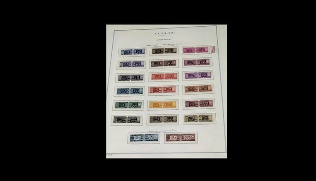 Italian Republic 1958/1970 - Marini binder with complete