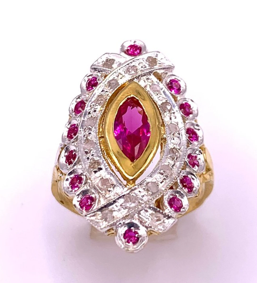 No reserve price - Cocktail ring - 9 kt