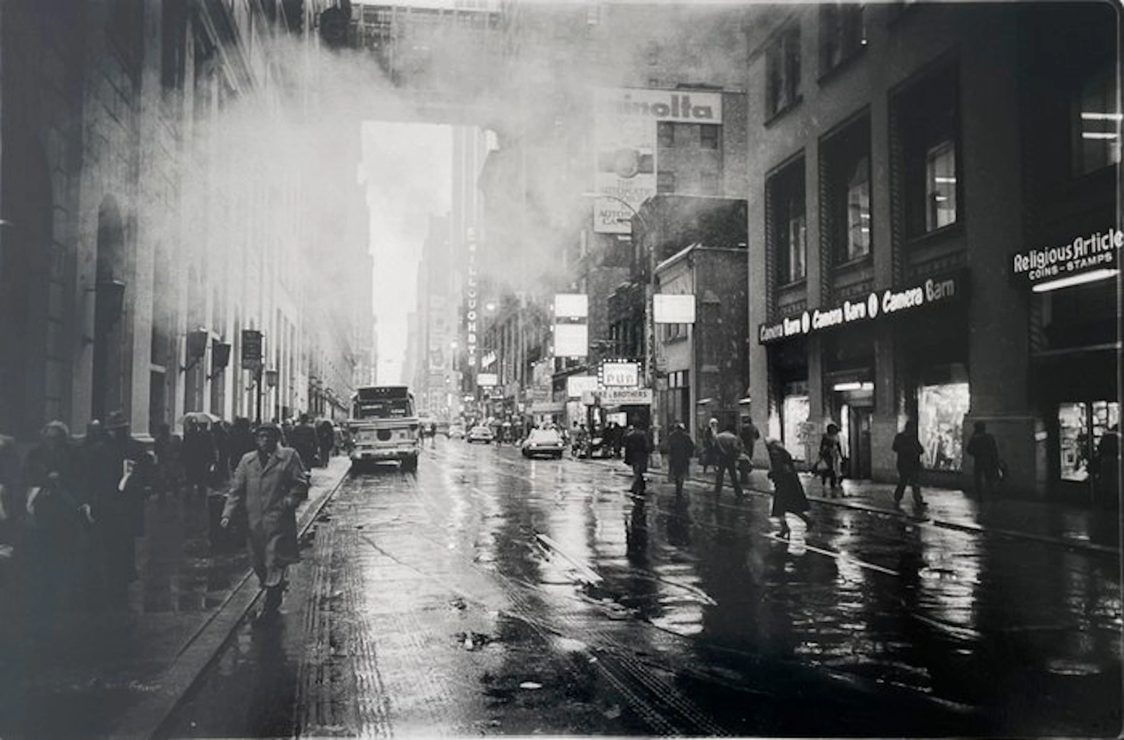 Lionel DERIMAIS - Brouillard dans les rues de New-York, c. 1980
