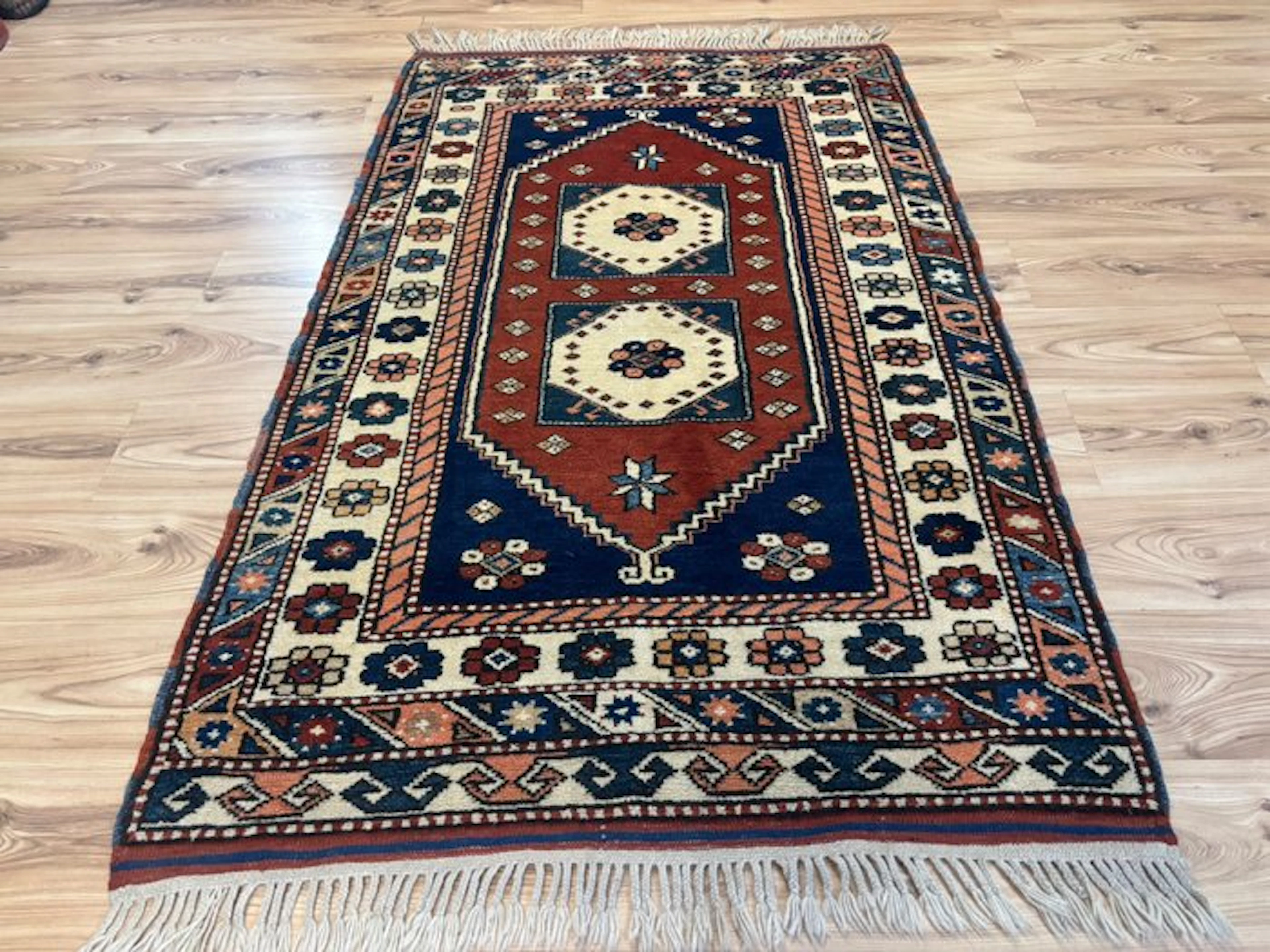 Kazak - Rug - 1.85 m - 1.12 m - Kars Turkey Geometric!