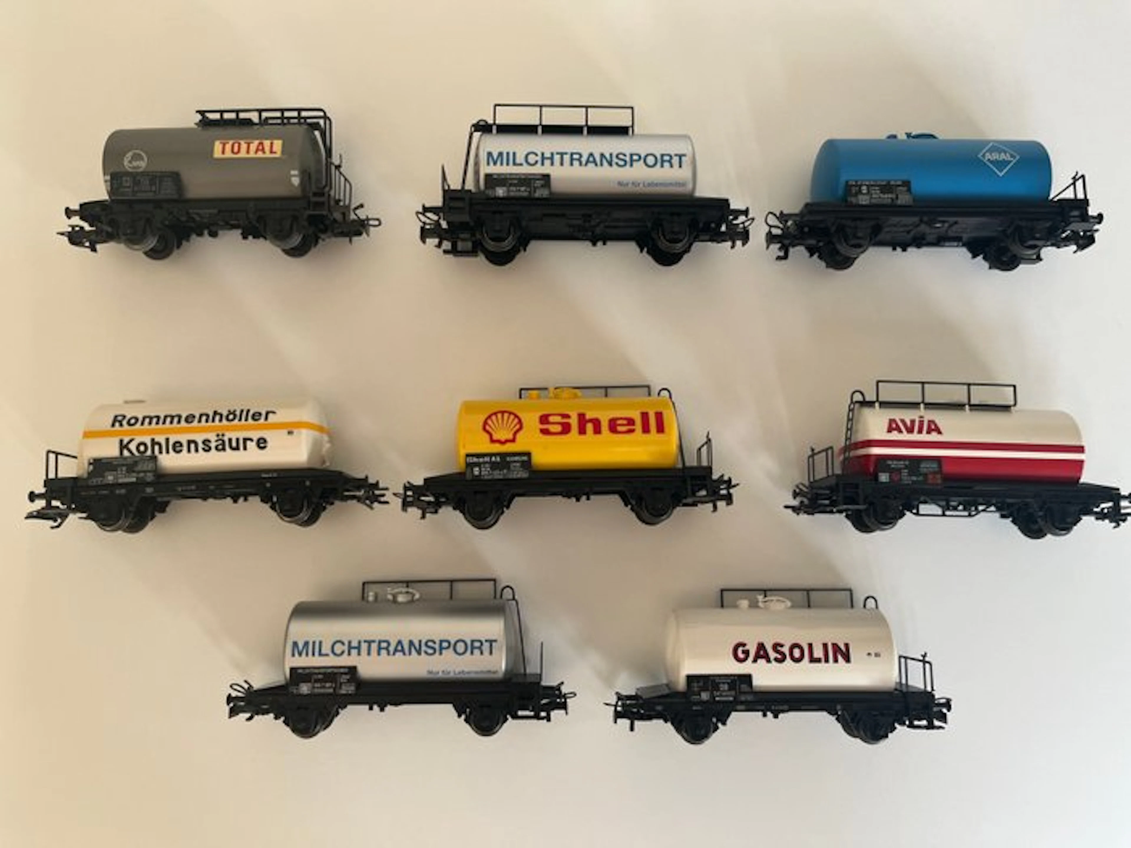 Märklin H0 - Model train freight carriage (8) - Set of...