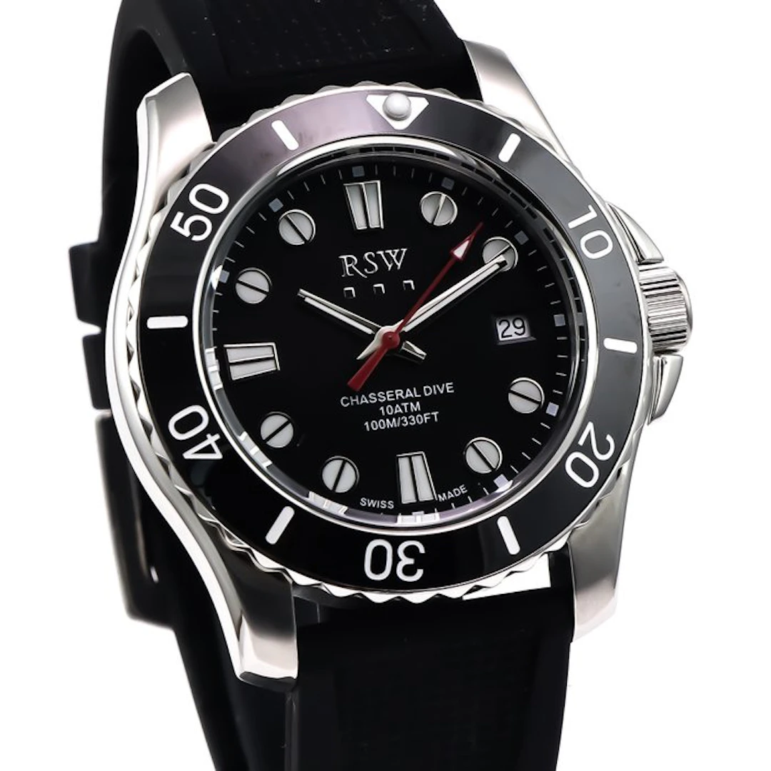 RSW - Chasseral Dive Quartz Swiss Watch - RSWM137-SX-3...
