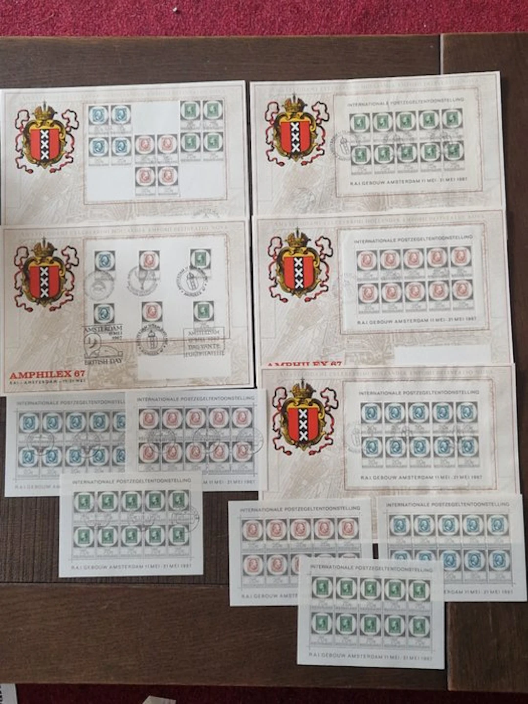 Netherlands 1967 - Amphilex collection featuring blocks XXX-0