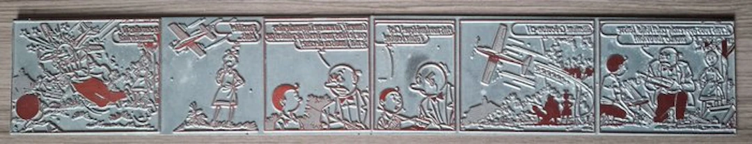 Willy Vandersteen - 1 cliché/printing plate - Suske en...
