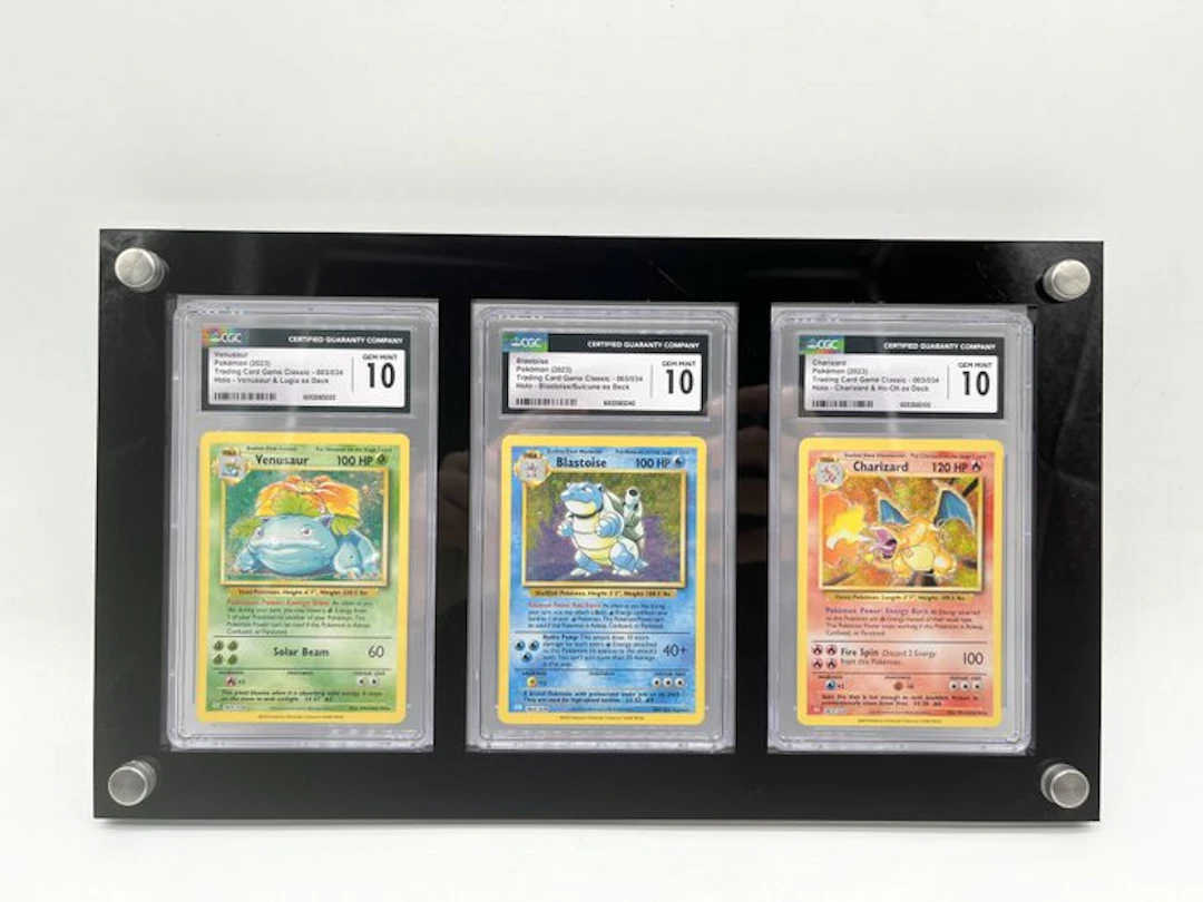 Pokémon - 3 Graded card - Venusaur