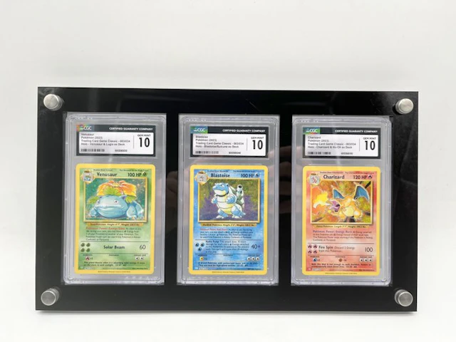 Pokémon - 3 Graded card - Venusaur