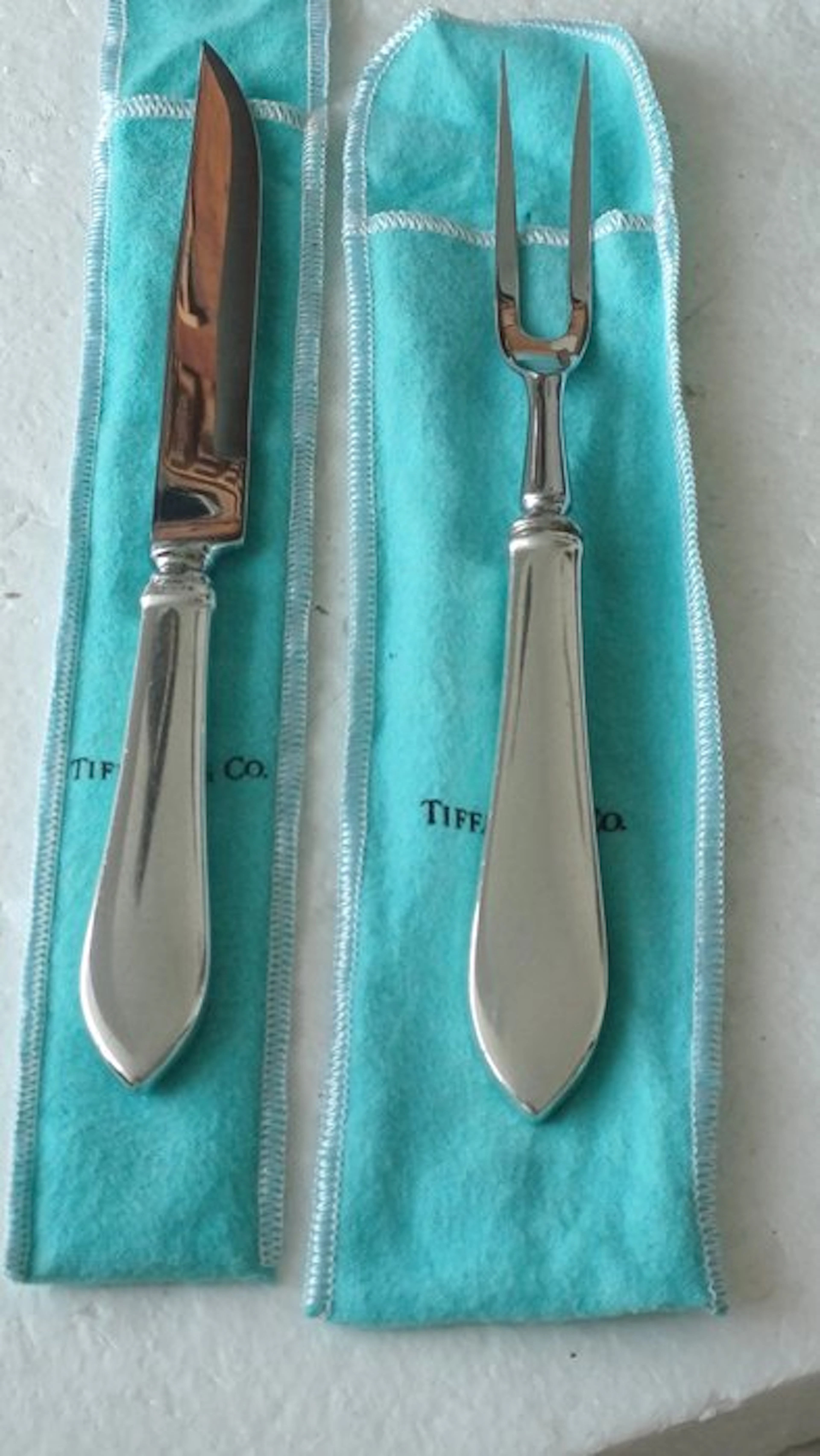 Tiffany - Serving utensil (2) - Sterling silver 925 - 1990-2000 - Faneuil