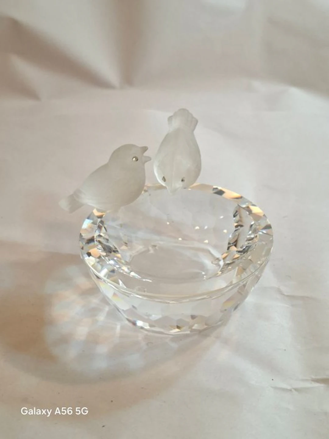 Swarovski - Figure - Bird Bath 010029 - Crystal