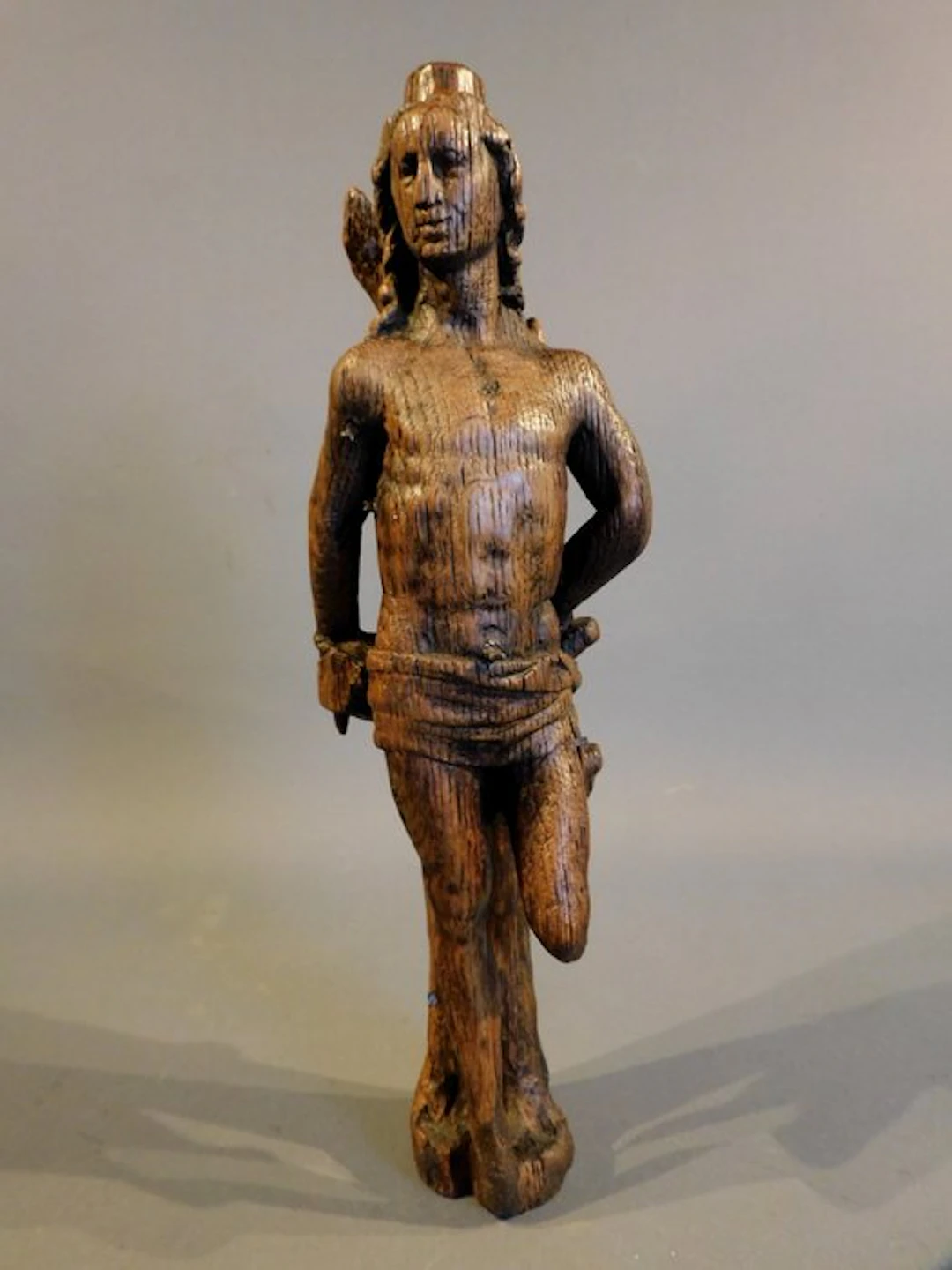 Sculpture, Sint Sebastiaan - 16e eeuw - 31 cm - Oak