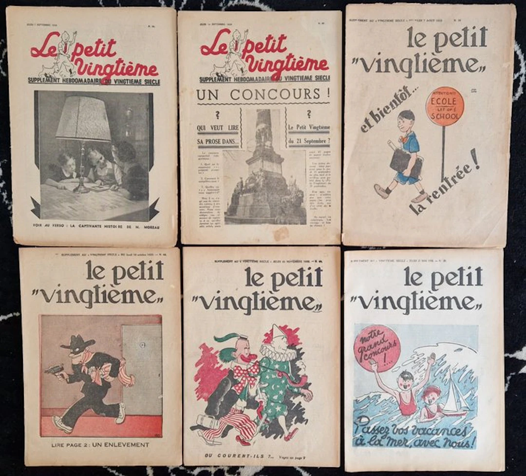 Tintin - 6 le petit vingtième - 6 Journal - 1933/1939