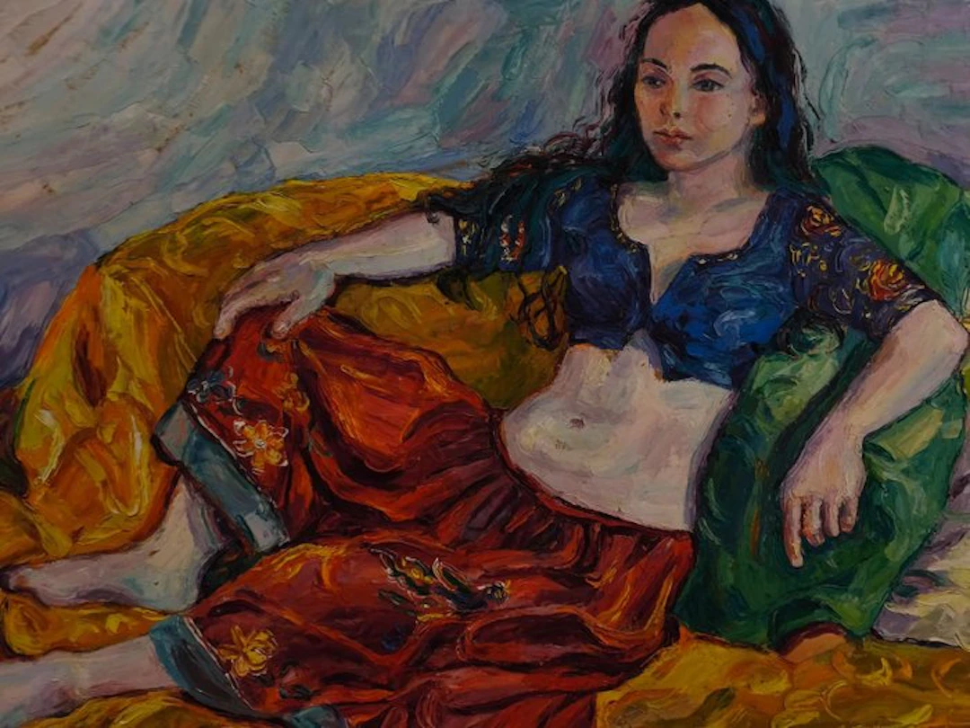 Escuela Impresionista Europea (XX) - Retrato de Mujer