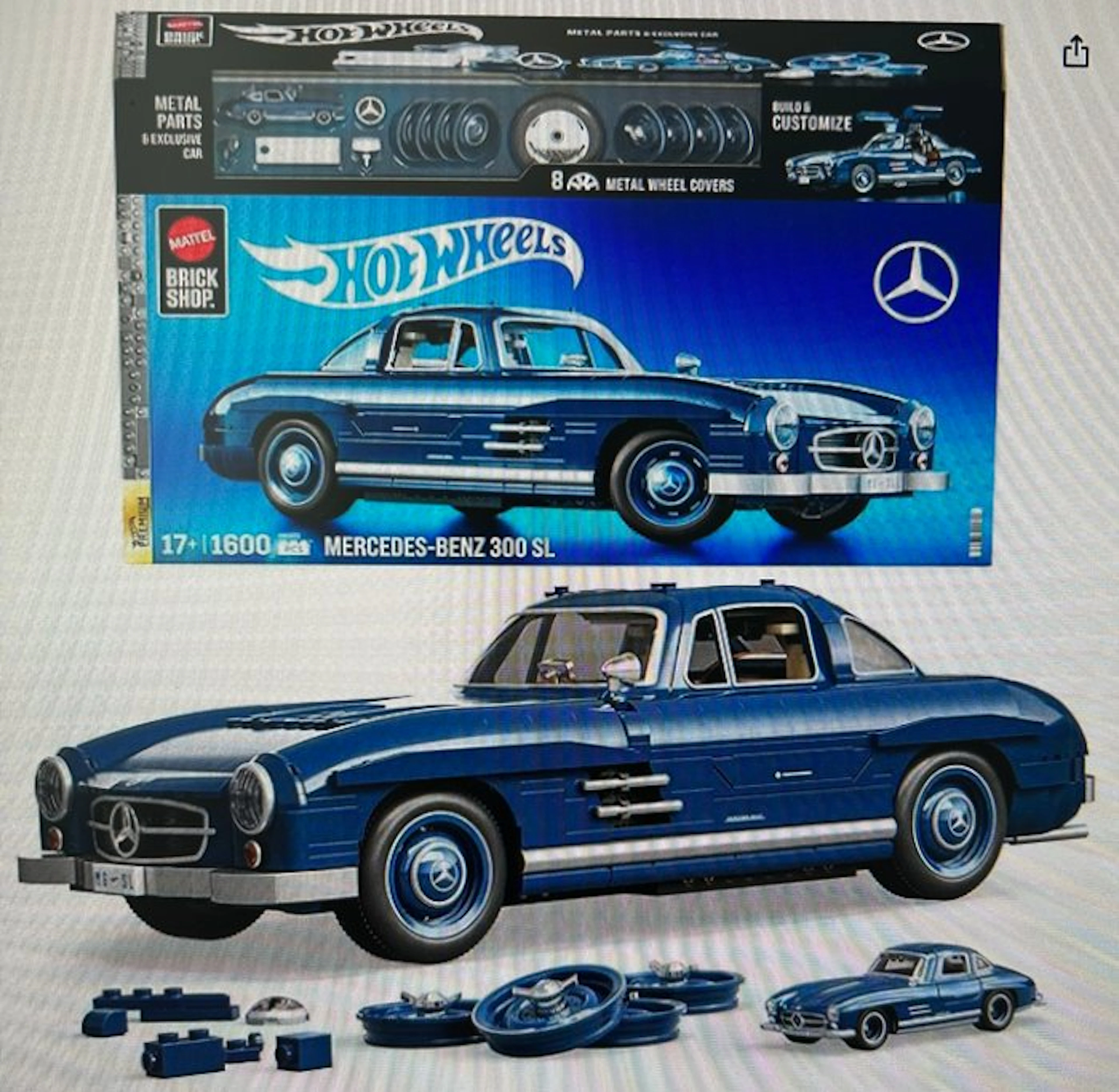 Mattel, Hot Wheels 1:12 - Model kit (1600)...