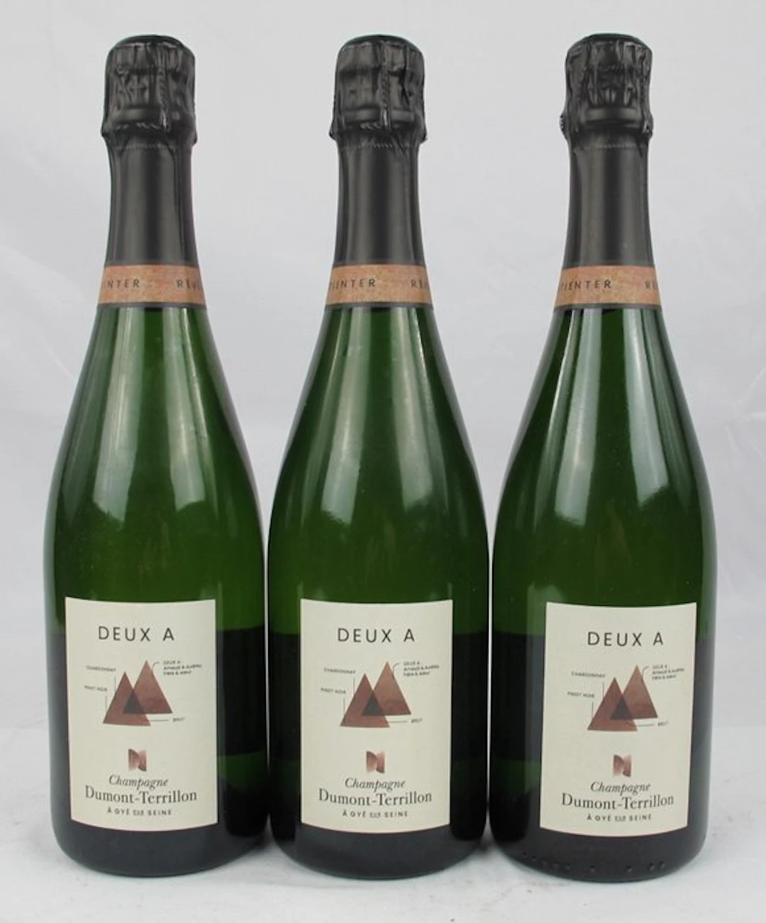 Champagne Dumont-Terrillon Brut 'Deux A' - Champagne - 3 Bottles (0.75L)