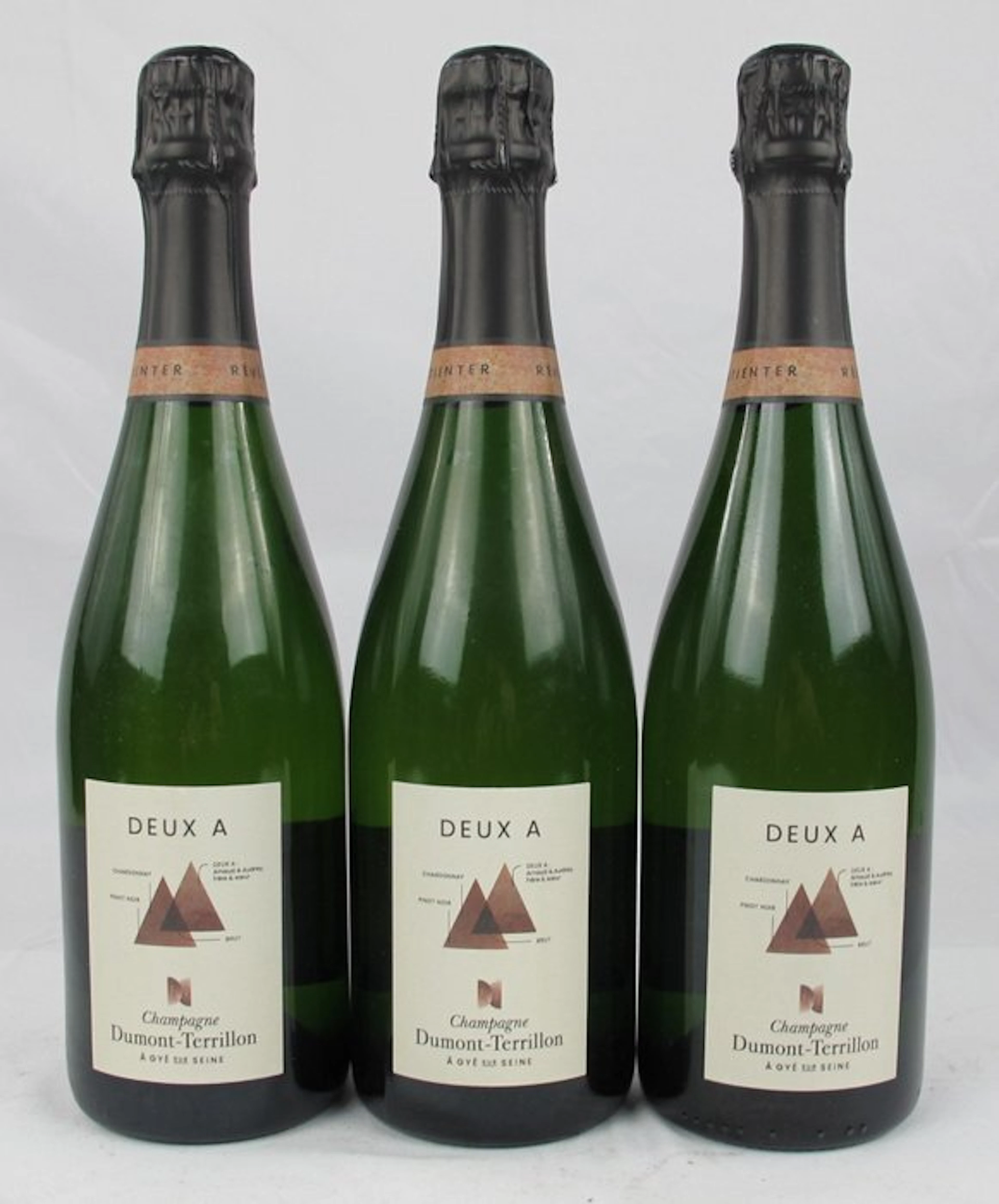 Champagne Dumont-Terrillon Brut 'Deux A' - Champagne - 3 Bottles (0.75L)