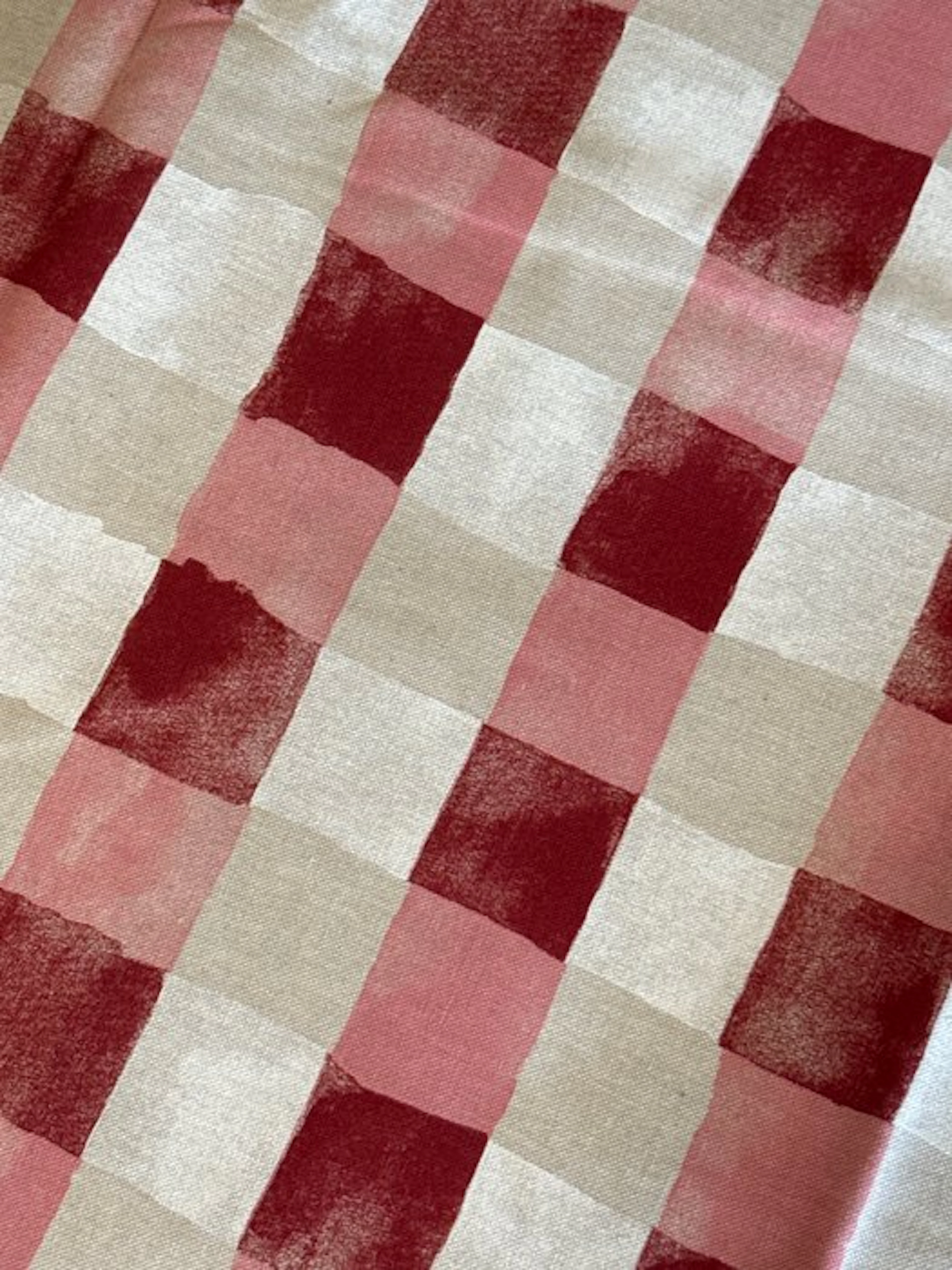San Leucio top quality - Exclusive red checkered sofa...